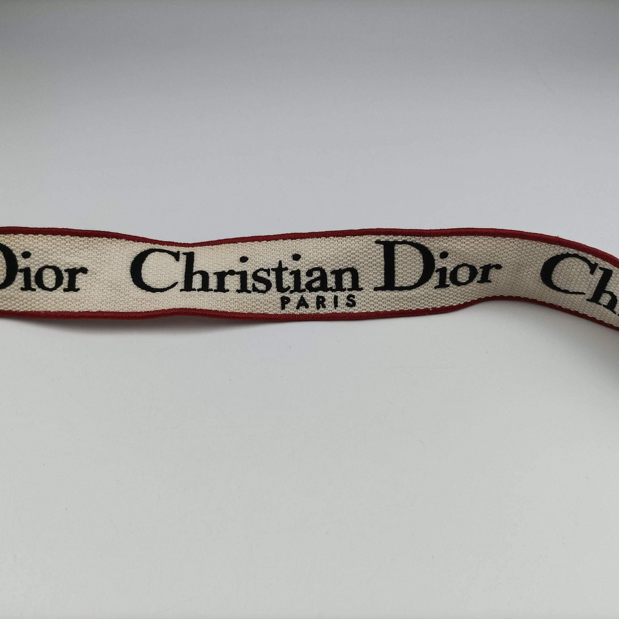 Pre-owned Christian Dior D-Lite Medium Royaume Red×multicolor canvas  shoulderbag | stylenewstar