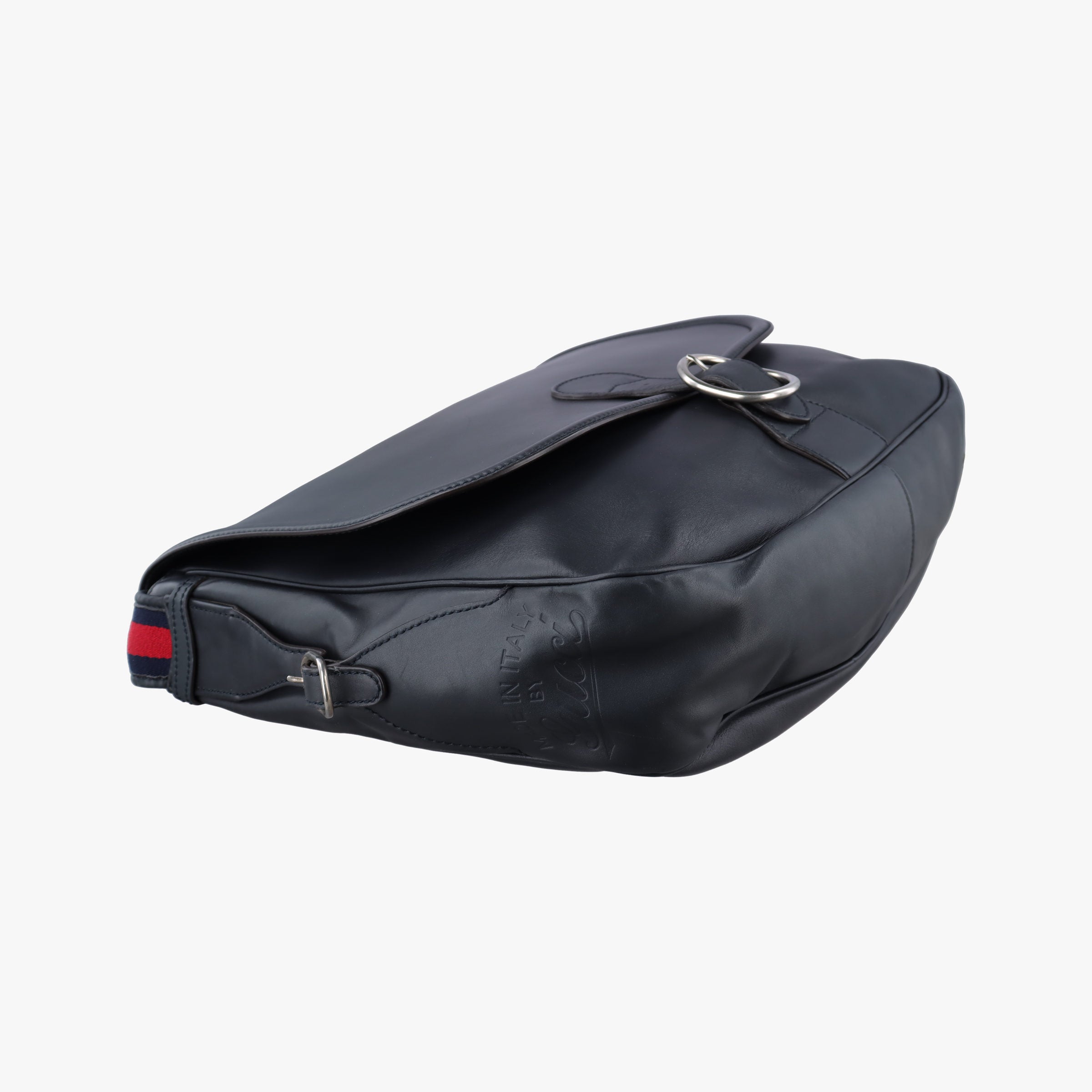 Pre-owned Gucci Messenger Black Leather  shoulderbag | stylenewstar
