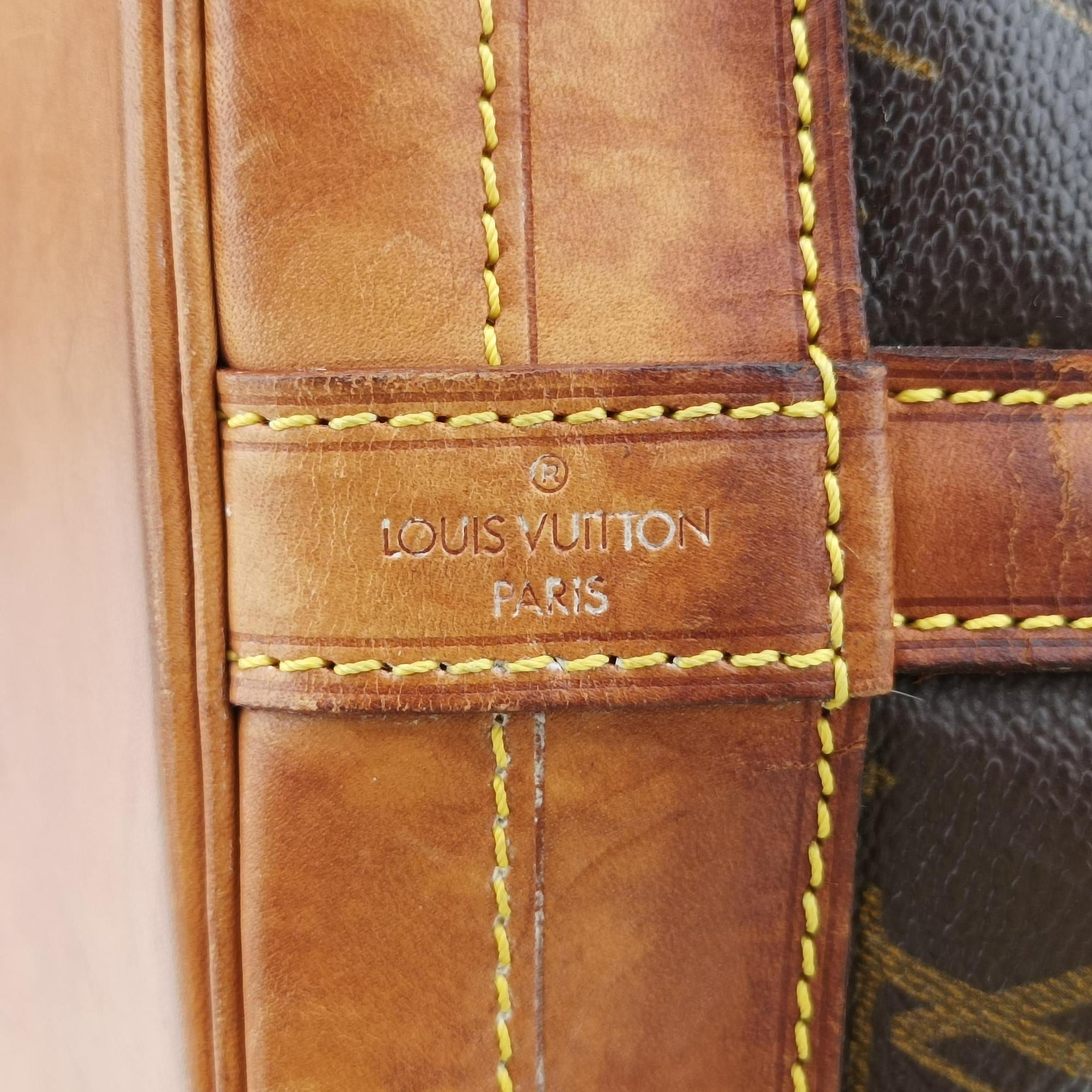 Pre-owned Louis Vuitton Noe Brown Monogram Canvas M42224 shoulderbag | stylenewstar