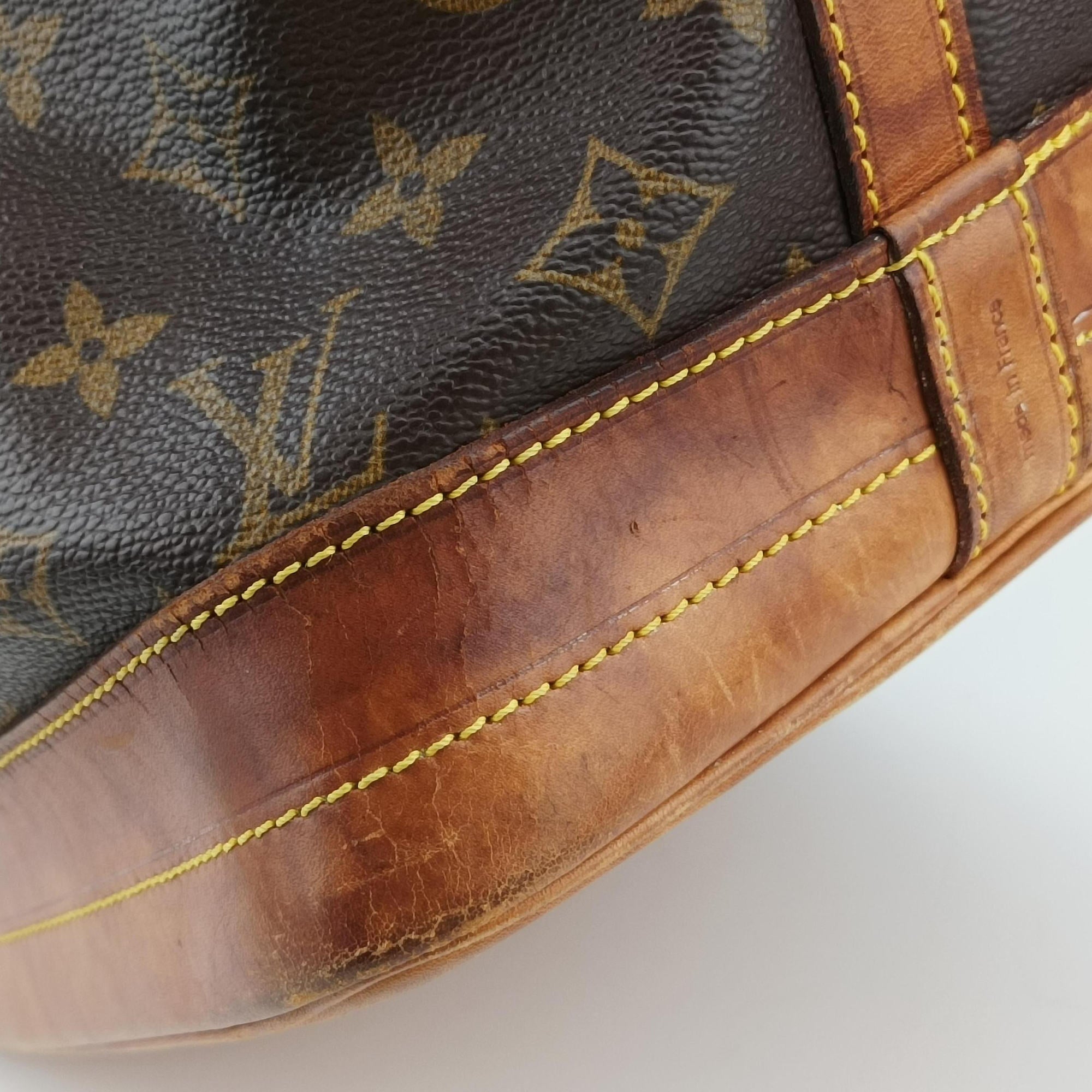 Pre-owned Louis Vuitton Noe Brown Monogram Canvas M42224 shoulderbag | stylenewstar