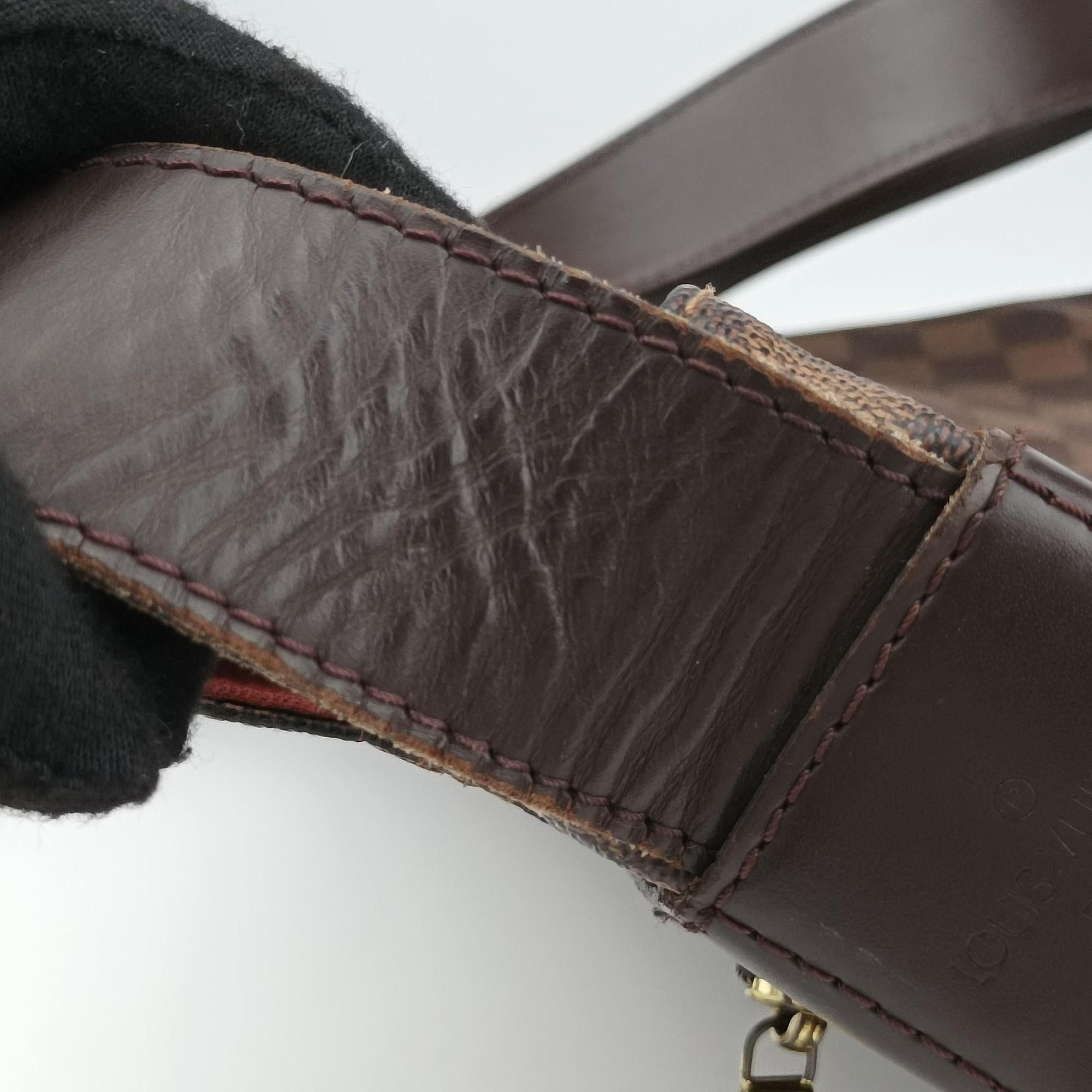 Secondhand Louis Vuitton Bastille Messenger EBENE Damier Canvas N45258 shoulderbag | stylenewstar