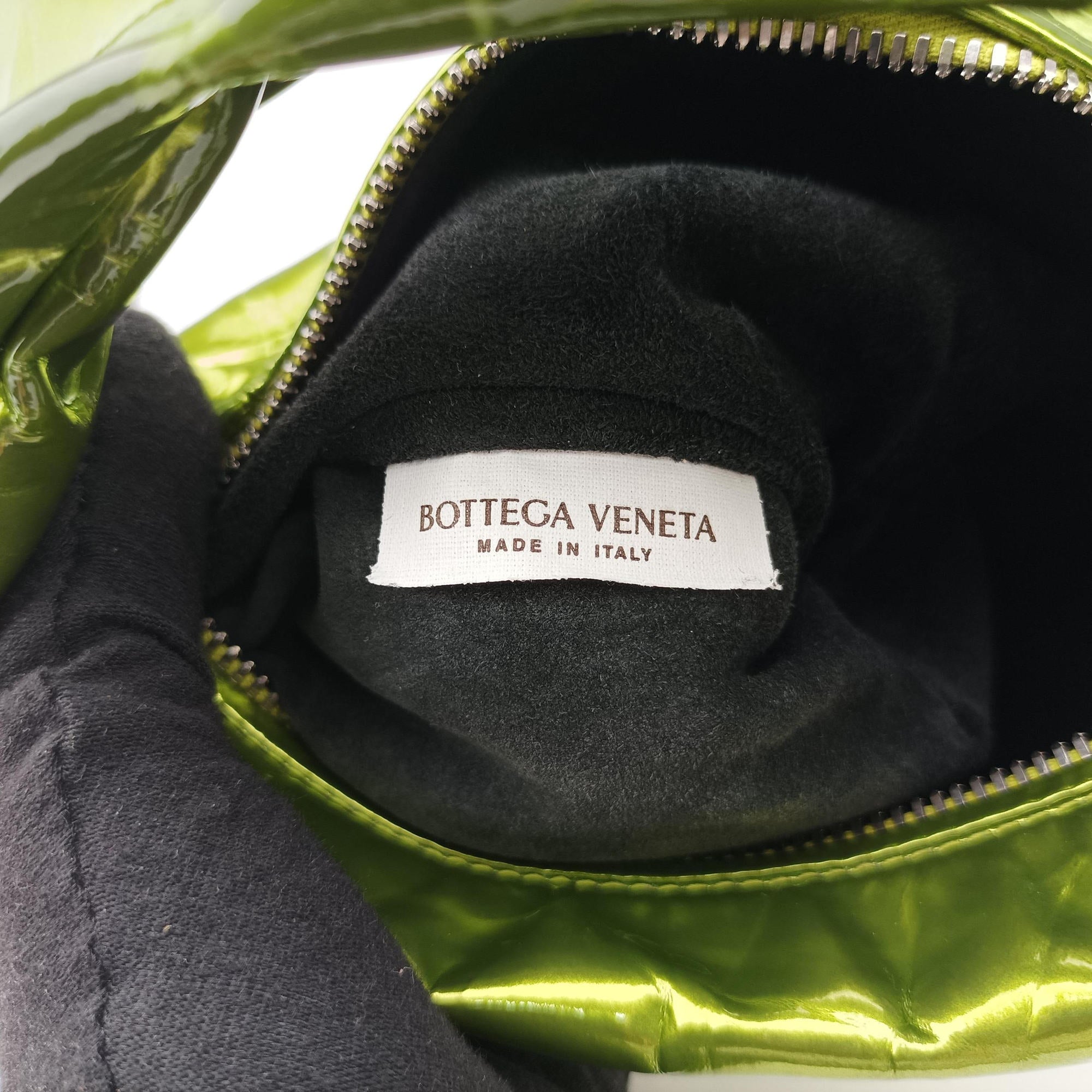 Pre-owned Bottega Veneta The Jodie Green Patent leather  handbag | stylenewstar