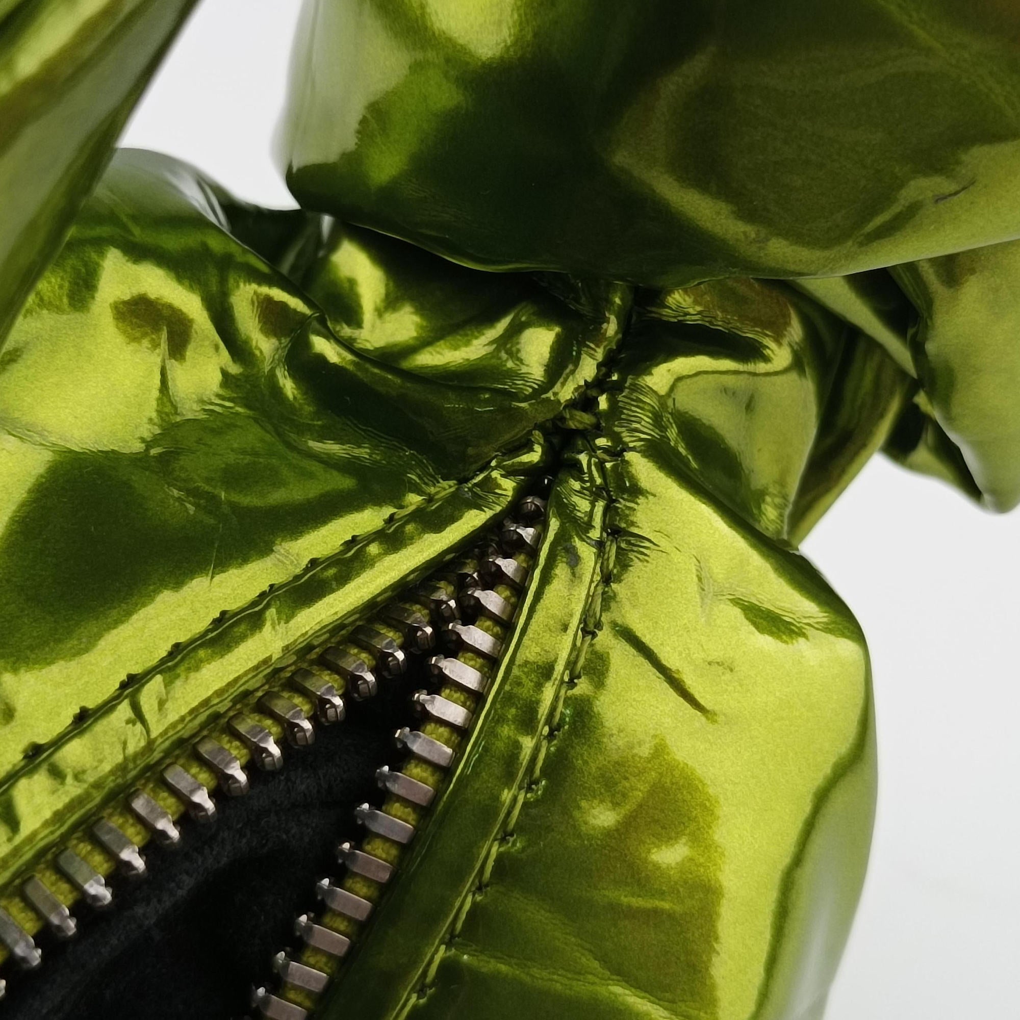 Pre-owned Bottega Veneta The Jodie Green Patent leather  handbag | stylenewstar