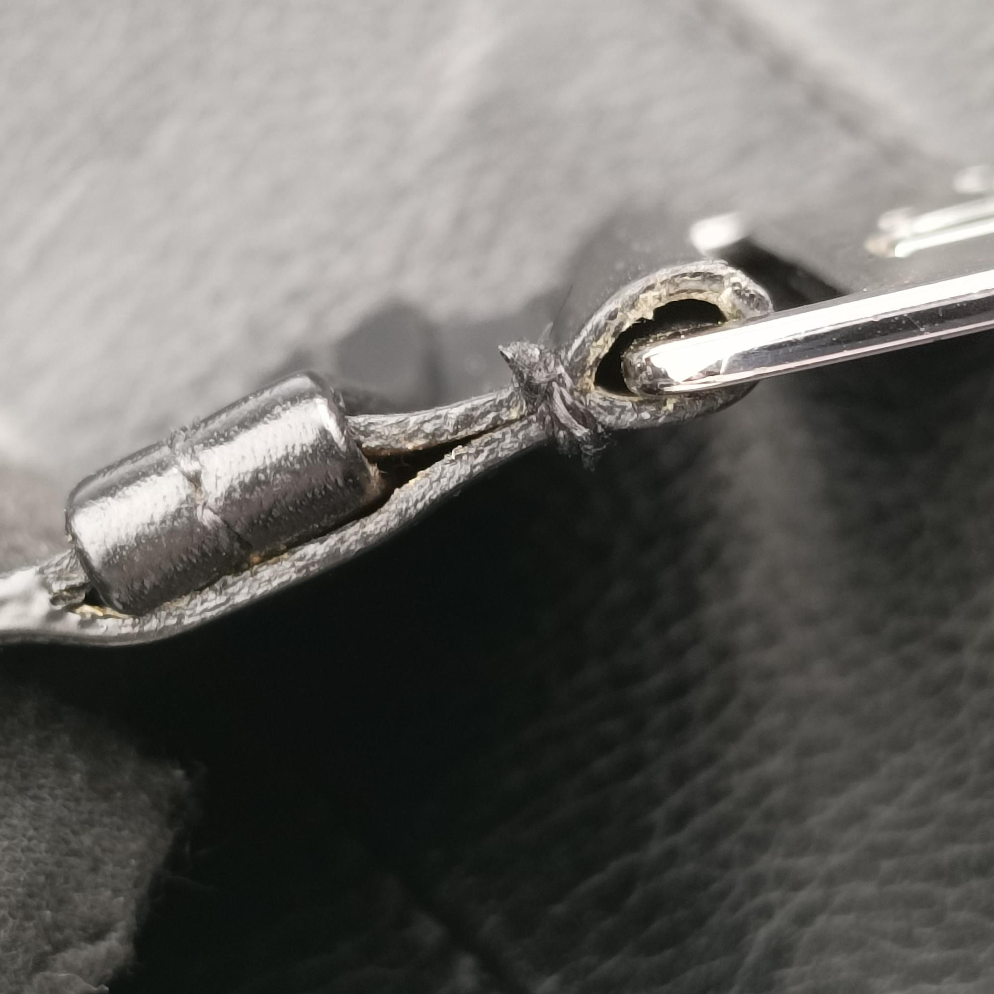 Pre-owned Christian Dior Street Chic Columbus Black Leather  shoulderbag | stylenewstar