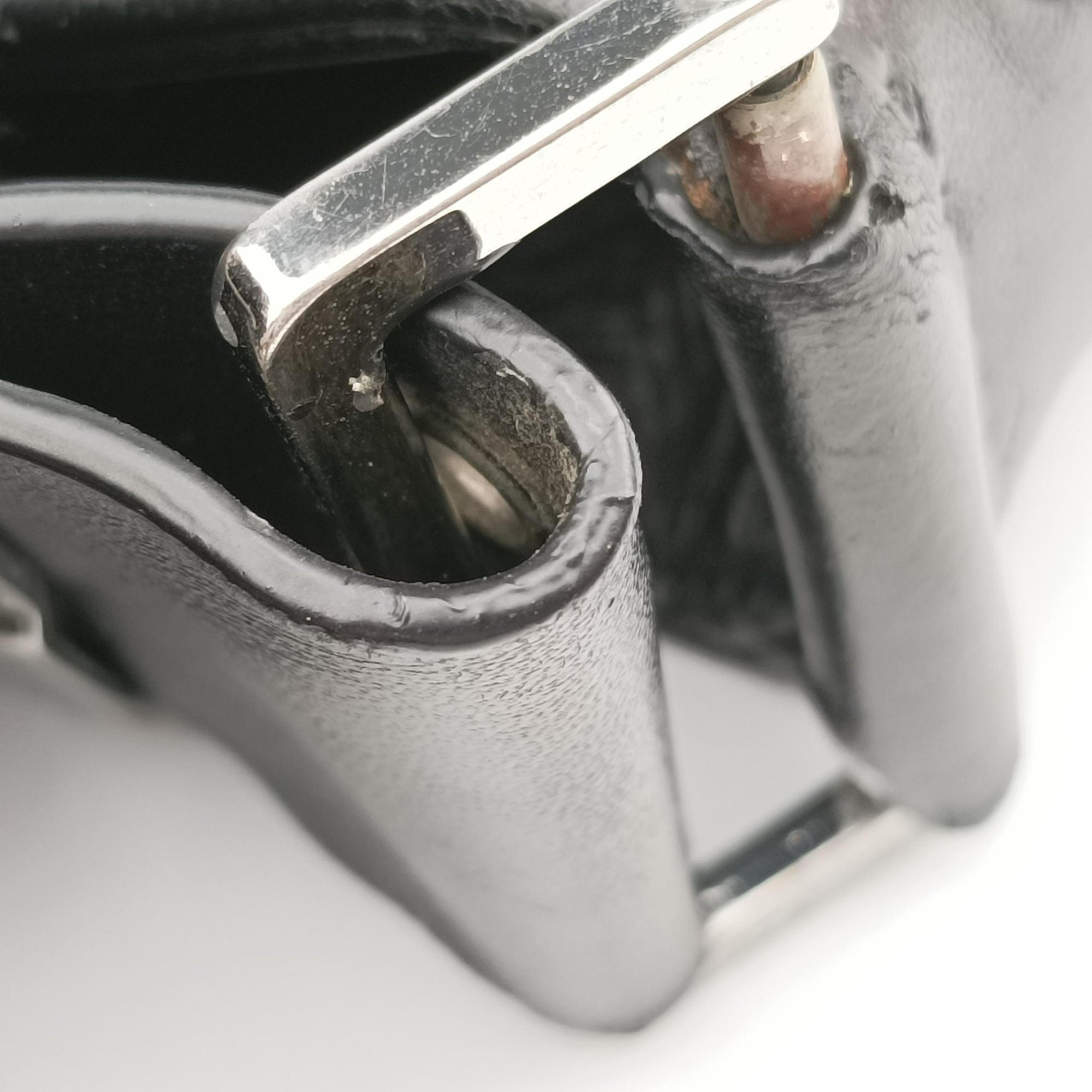 Pre-owned Christian Dior Street Chic Columbus Black Leather  shoulderbag | stylenewstar
