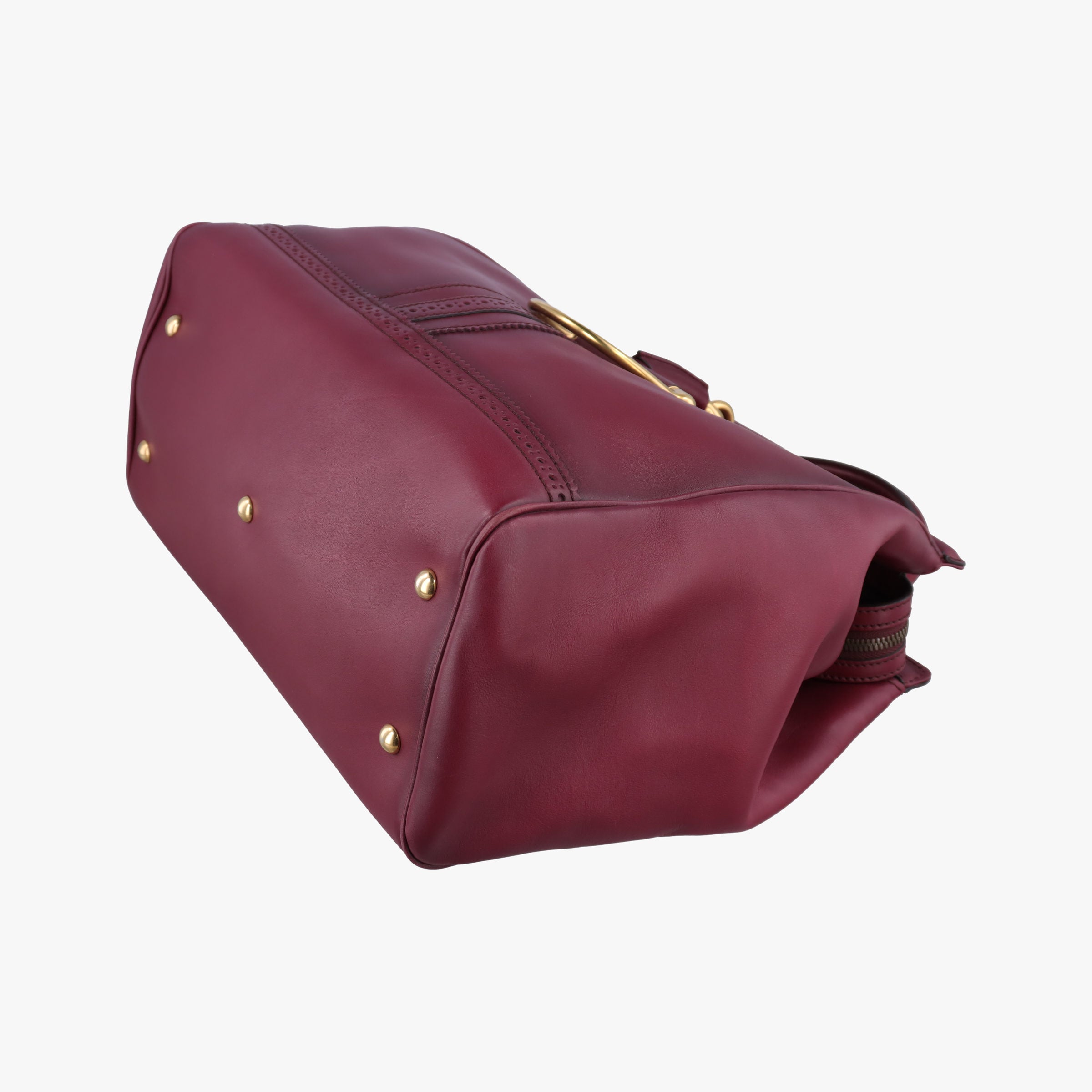 Pre-owned Gucci horse bit Red Leather 296900 handbag | stylenewstar