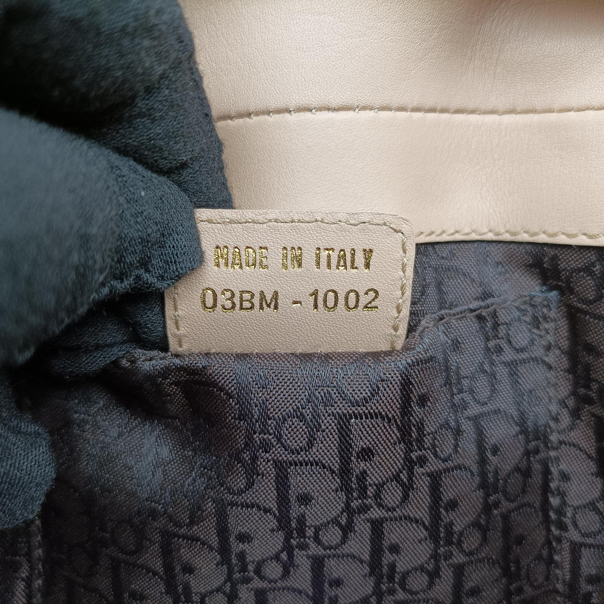Pre-owned Christian Dior Admit It Beige Suede×Leather  shoulderbag | stylenewstar