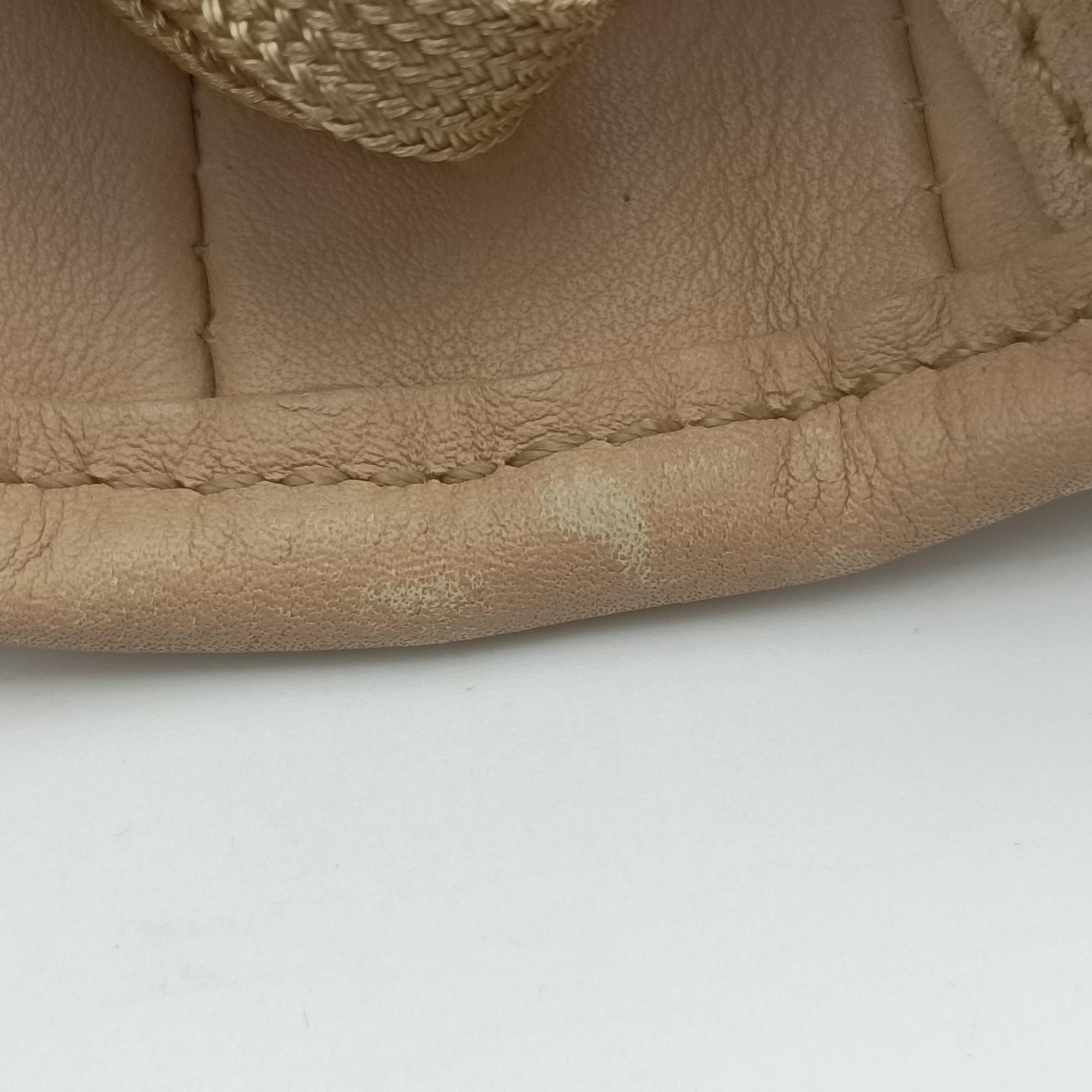 Pre-owned Christian Dior Admit It Beige Suede×Leather  shoulderbag | stylenewstar