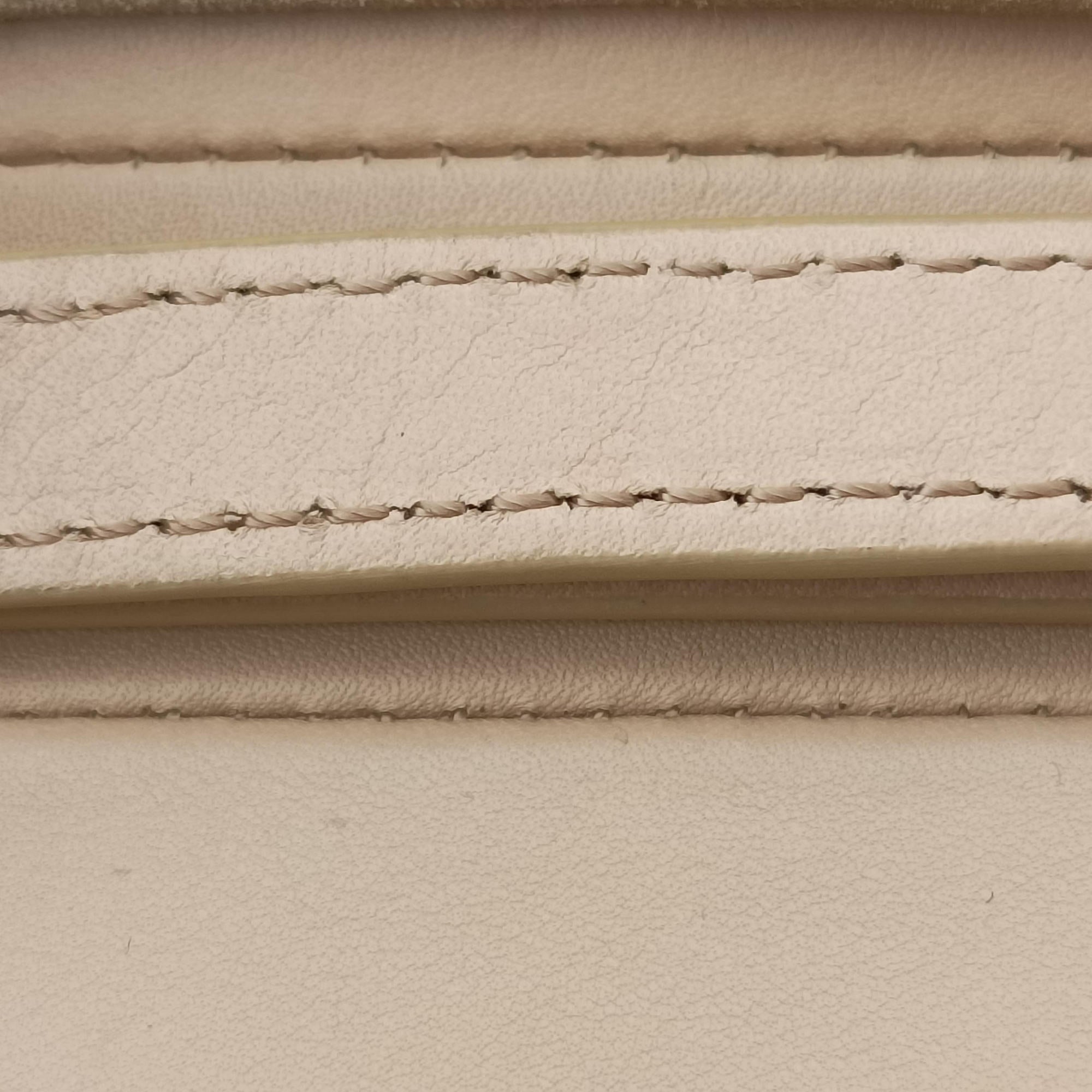 Pre-owned Christian Dior Admit It Beige Suede×Leather  shoulderbag | stylenewstar