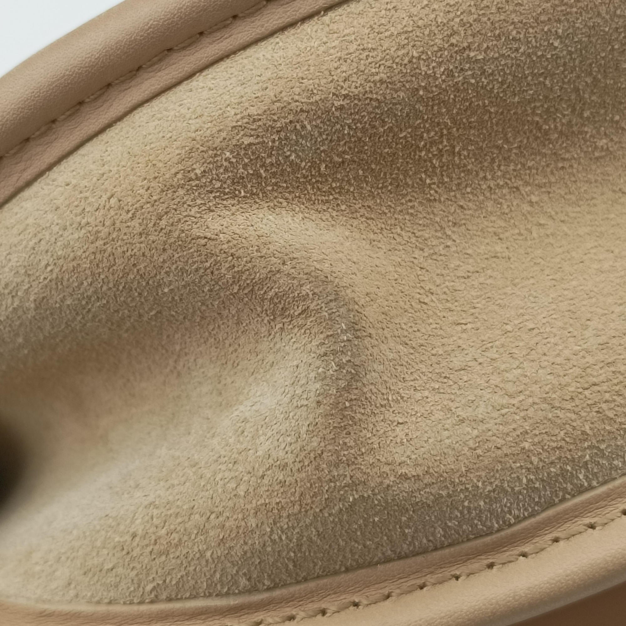 Pre-owned Christian Dior Admit It Beige Suede×Leather  shoulderbag | stylenewstar