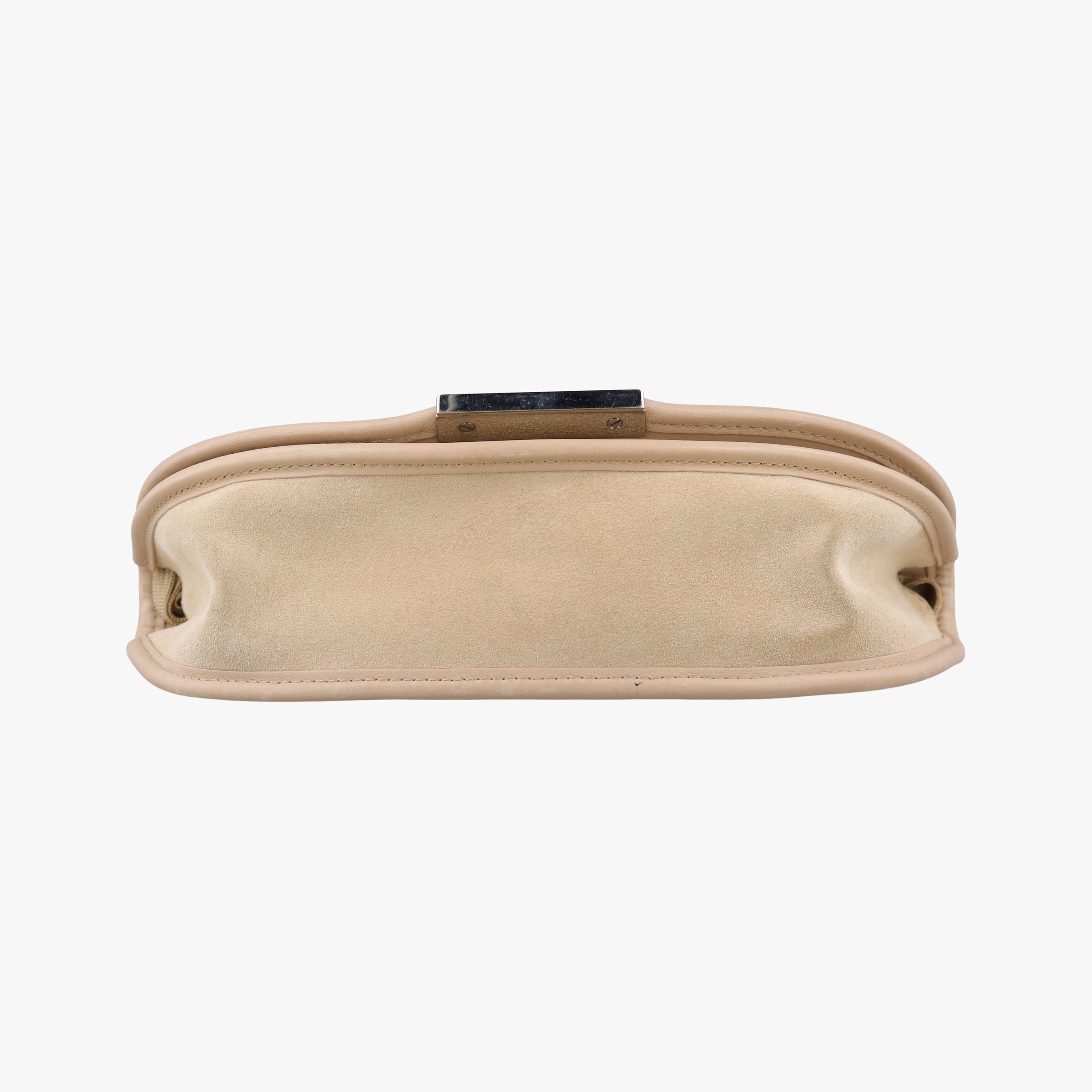 Pre-owned Christian Dior Admit It Beige Suede×Leather  shoulderbag | stylenewstar