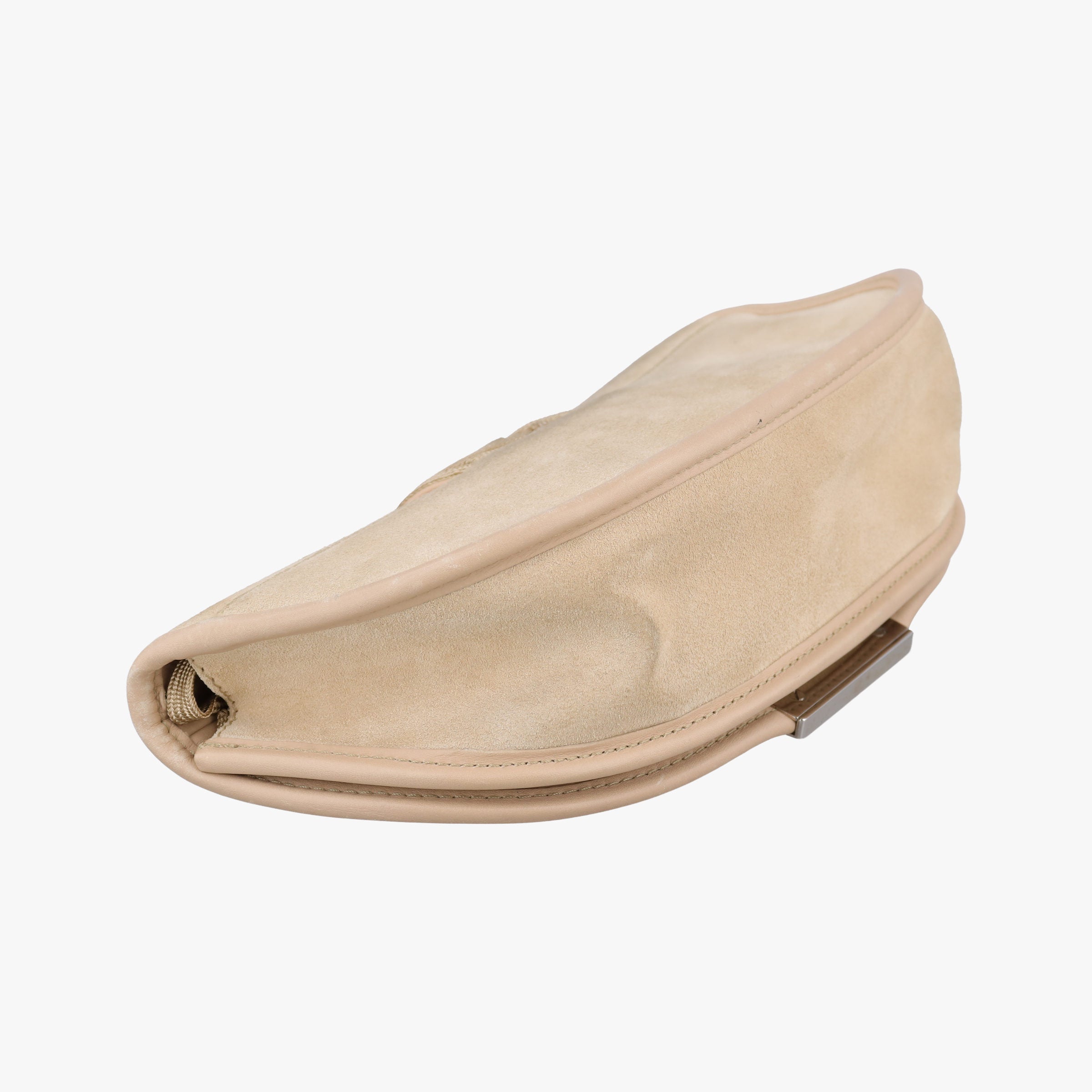 Pre-owned Christian Dior Admit It Beige Suede×Leather  shoulderbag | stylenewstar