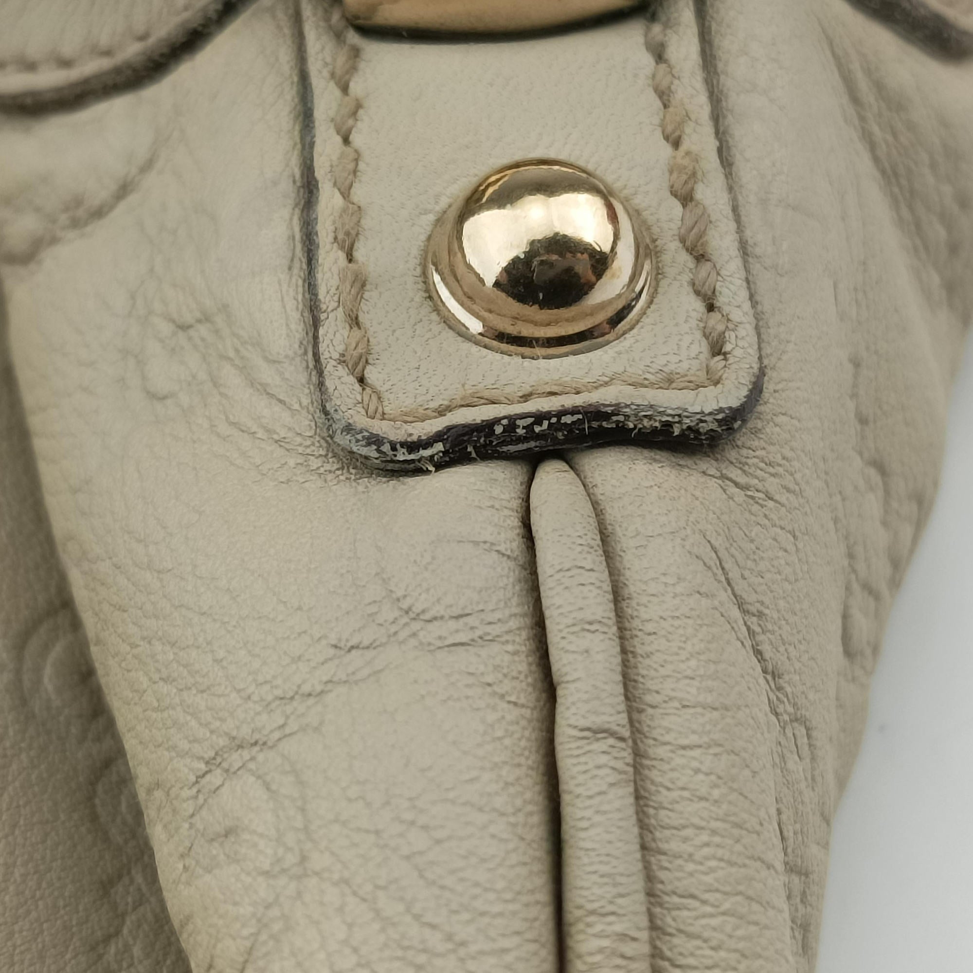 Pre-owned Gucci Indy Hobo White Leather 177139 shoulderbag | stylenewstar