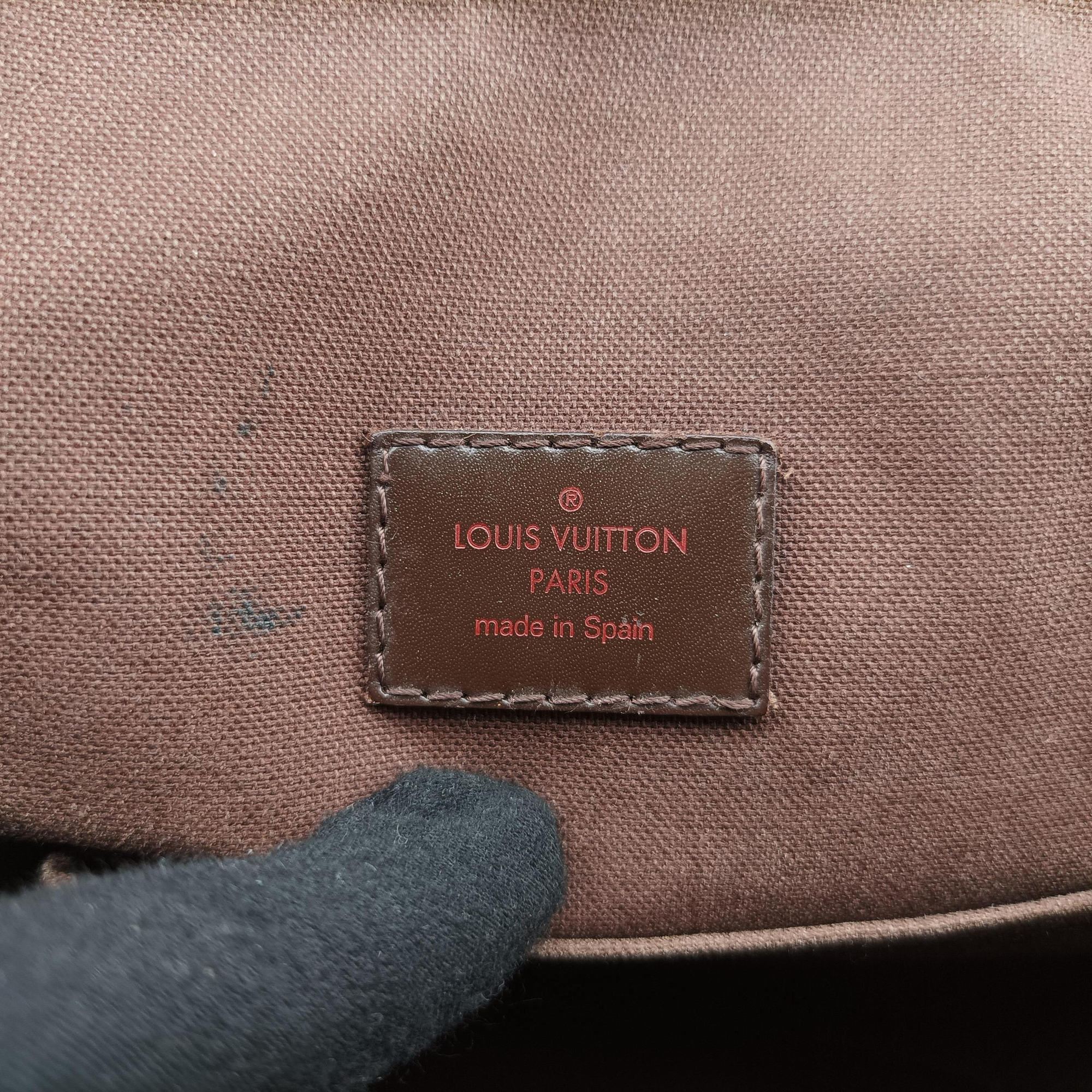Pre-owned Louis Vuitton BROOKLYN PM EBENE Damier Canvas N51210 shoulderbag | stylenewstar