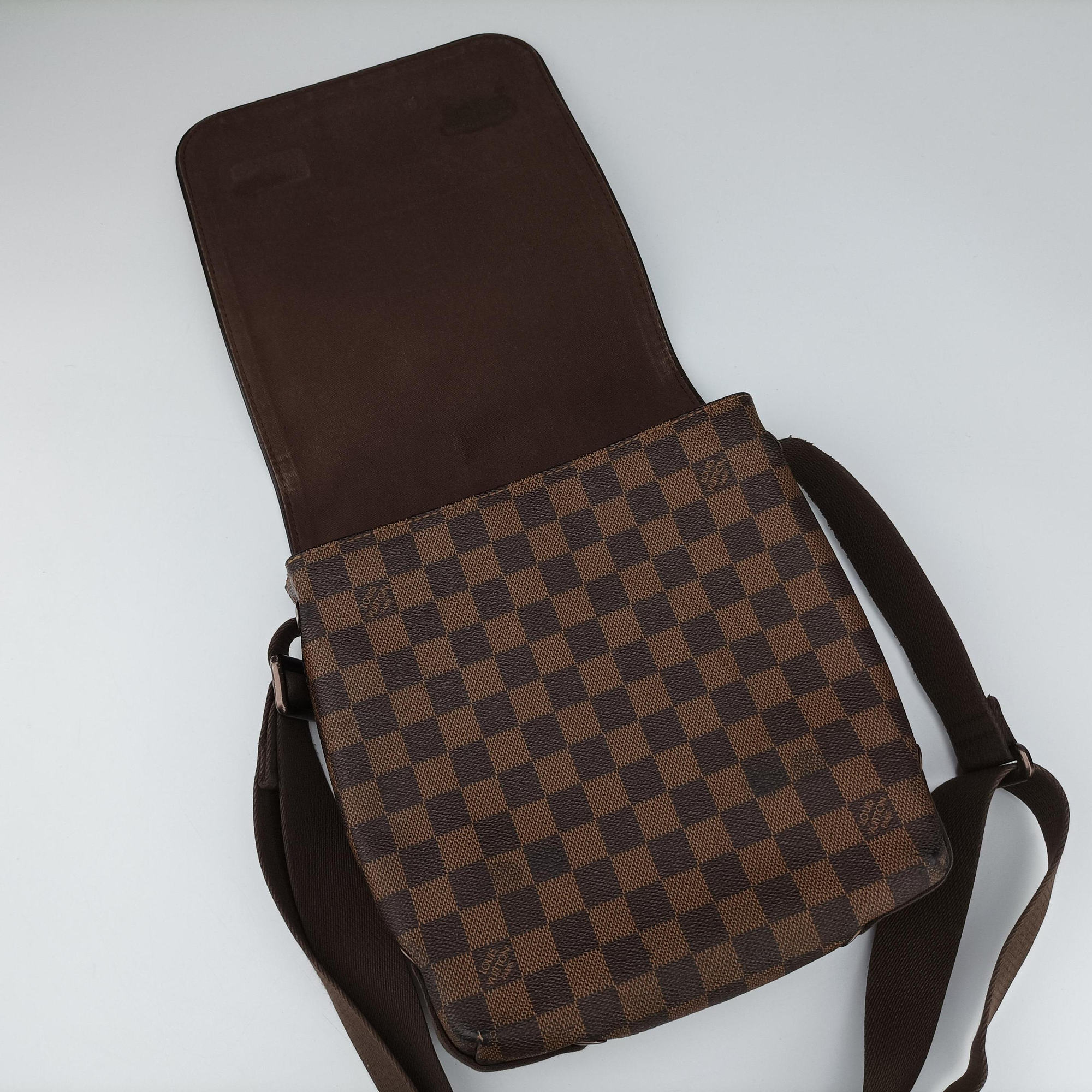 Pre-owned Louis Vuitton BROOKLYN PM EBENE Damier Canvas N51210 shoulderbag | stylenewstar
