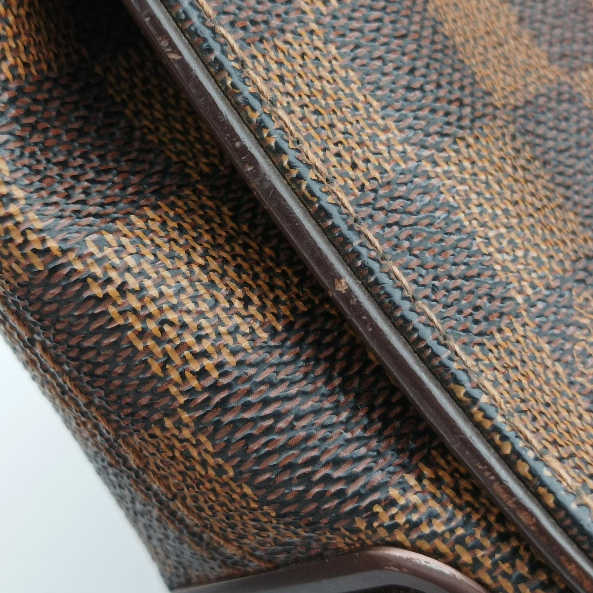 Pre-owned Louis Vuitton BROOKLYN PM EBENE Damier Canvas N51210 shoulderbag | stylenewstar