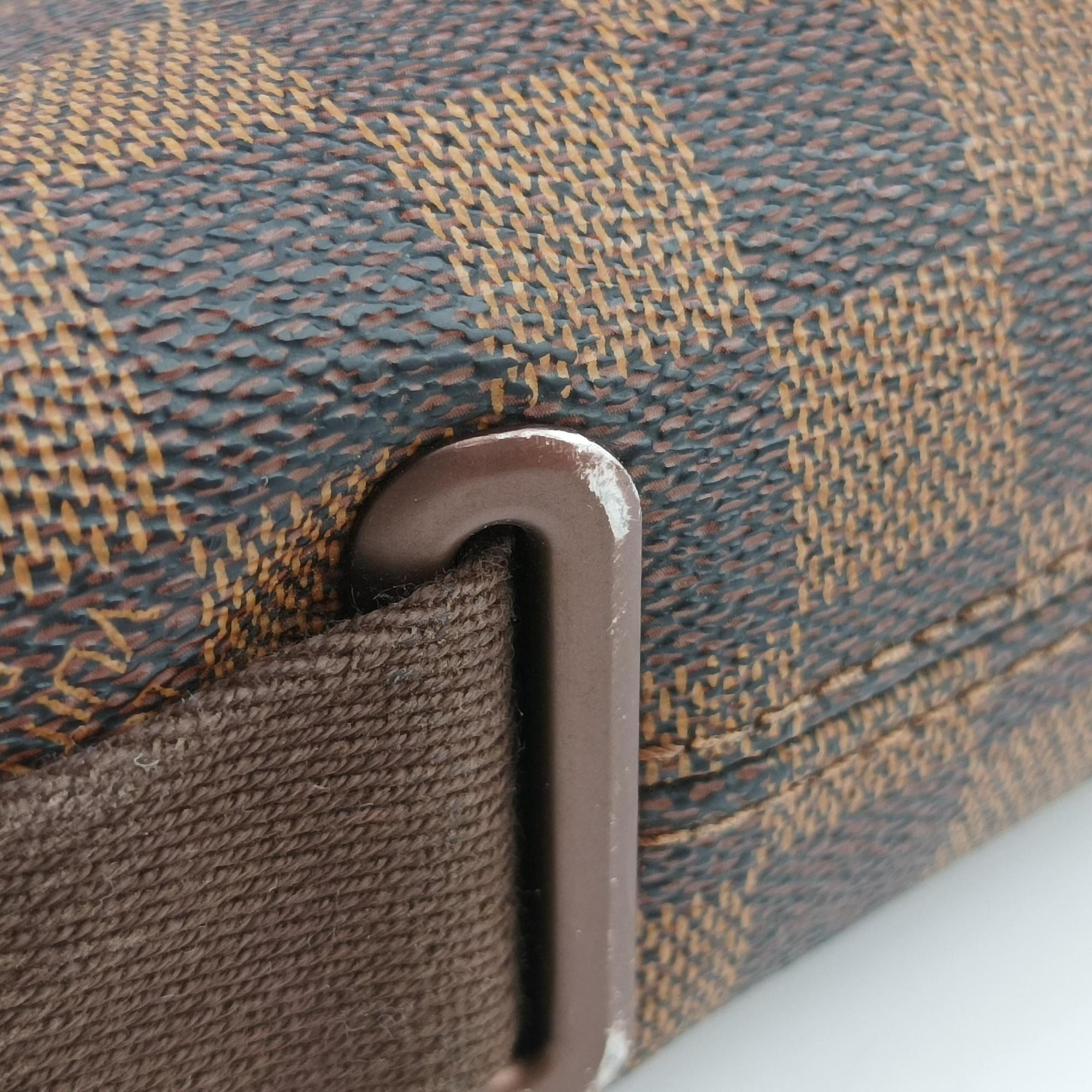 Pre-owned Louis Vuitton BROOKLYN PM EBENE Damier Canvas N51210 shoulderbag | stylenewstar