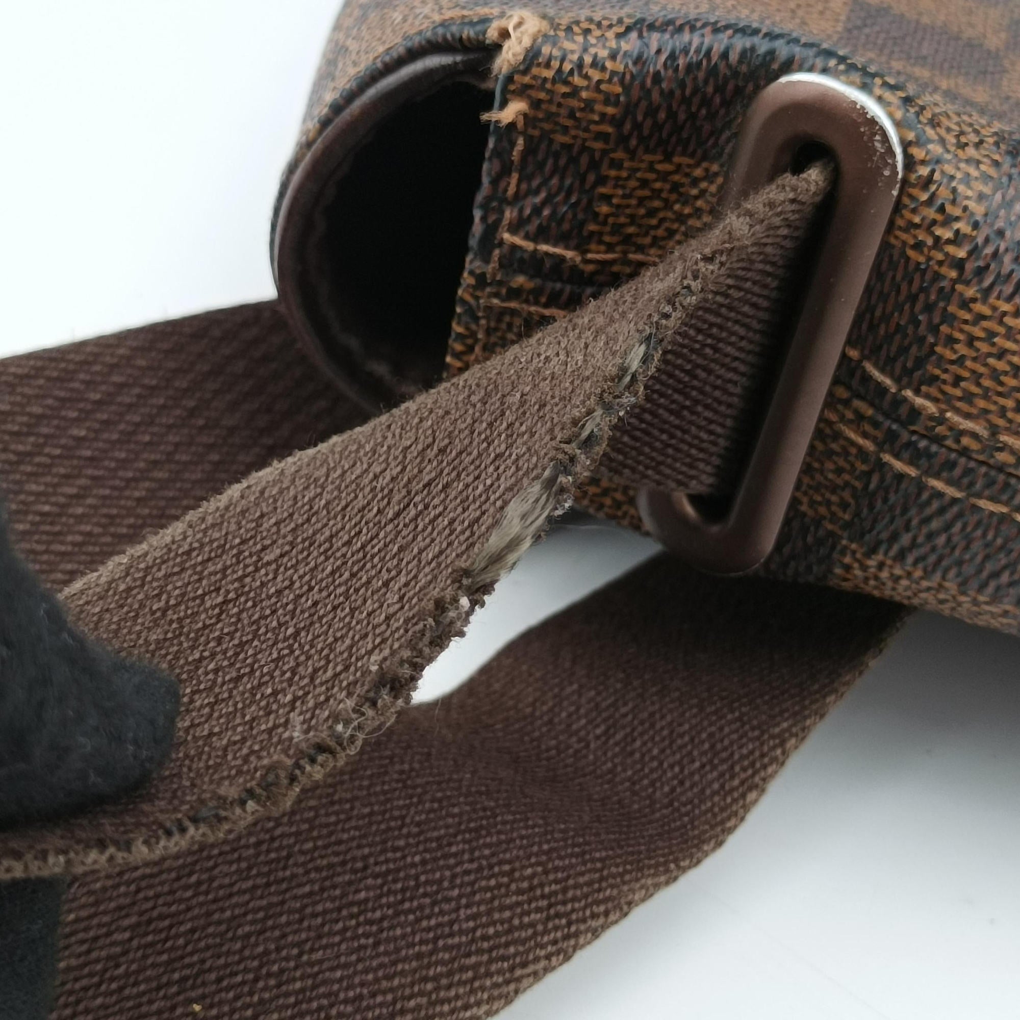 Pre-owned Louis Vuitton BROOKLYN PM EBENE Damier Canvas N51210 shoulderbag | stylenewstar