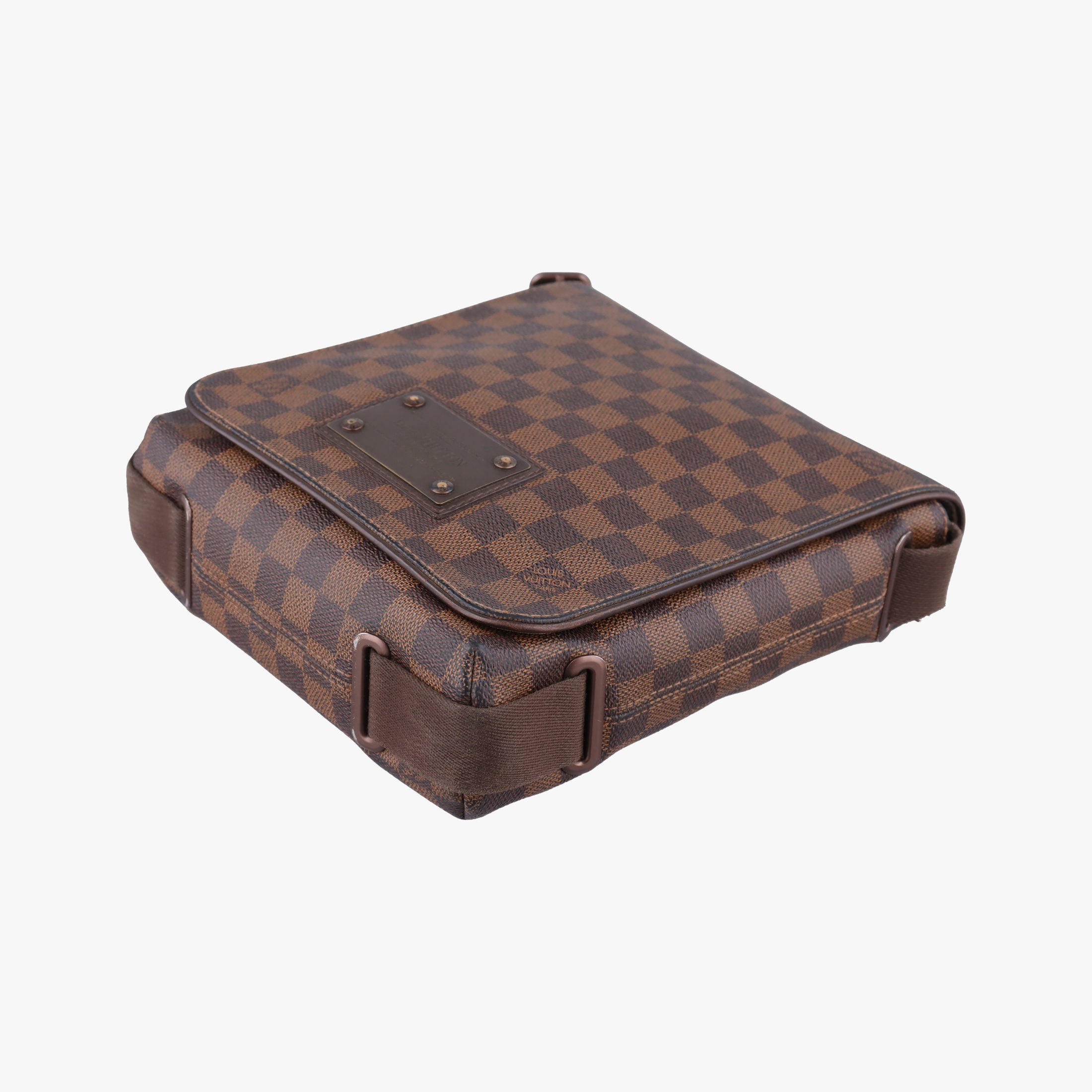 Pre-owned Louis Vuitton BROOKLYN PM EBENE Damier Canvas N51210 shoulderbag | stylenewstar