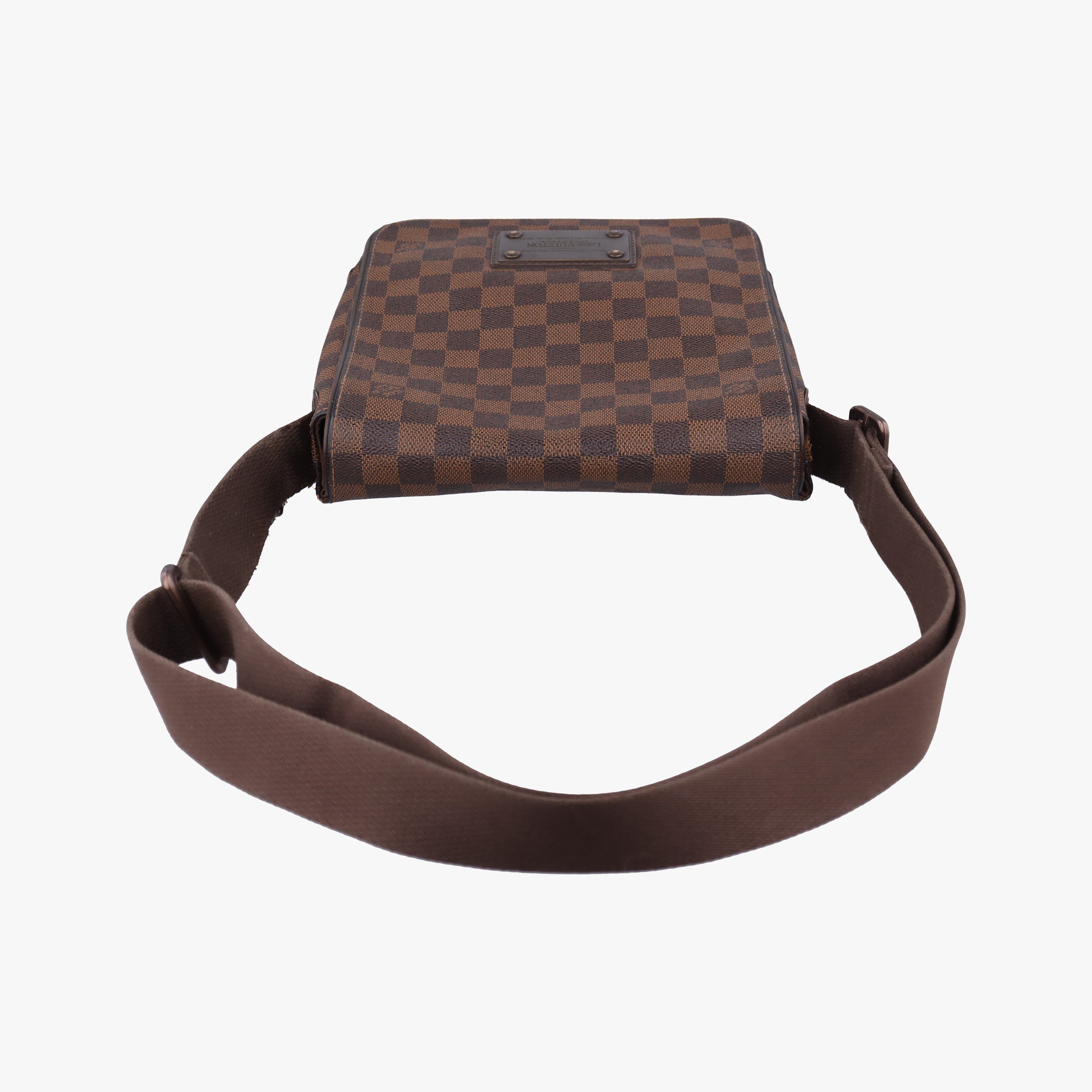 Pre-owned Louis Vuitton BROOKLYN PM EBENE Damier Canvas N51210 shoulderbag | stylenewstar