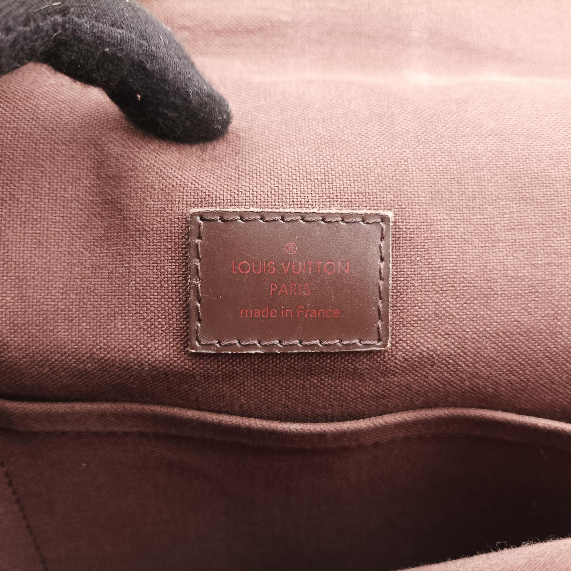 Pre-owned Louis Vuitton BROOKLYN MM EBENE Damier Canvas N51211 shoulderbag | stylenewstar