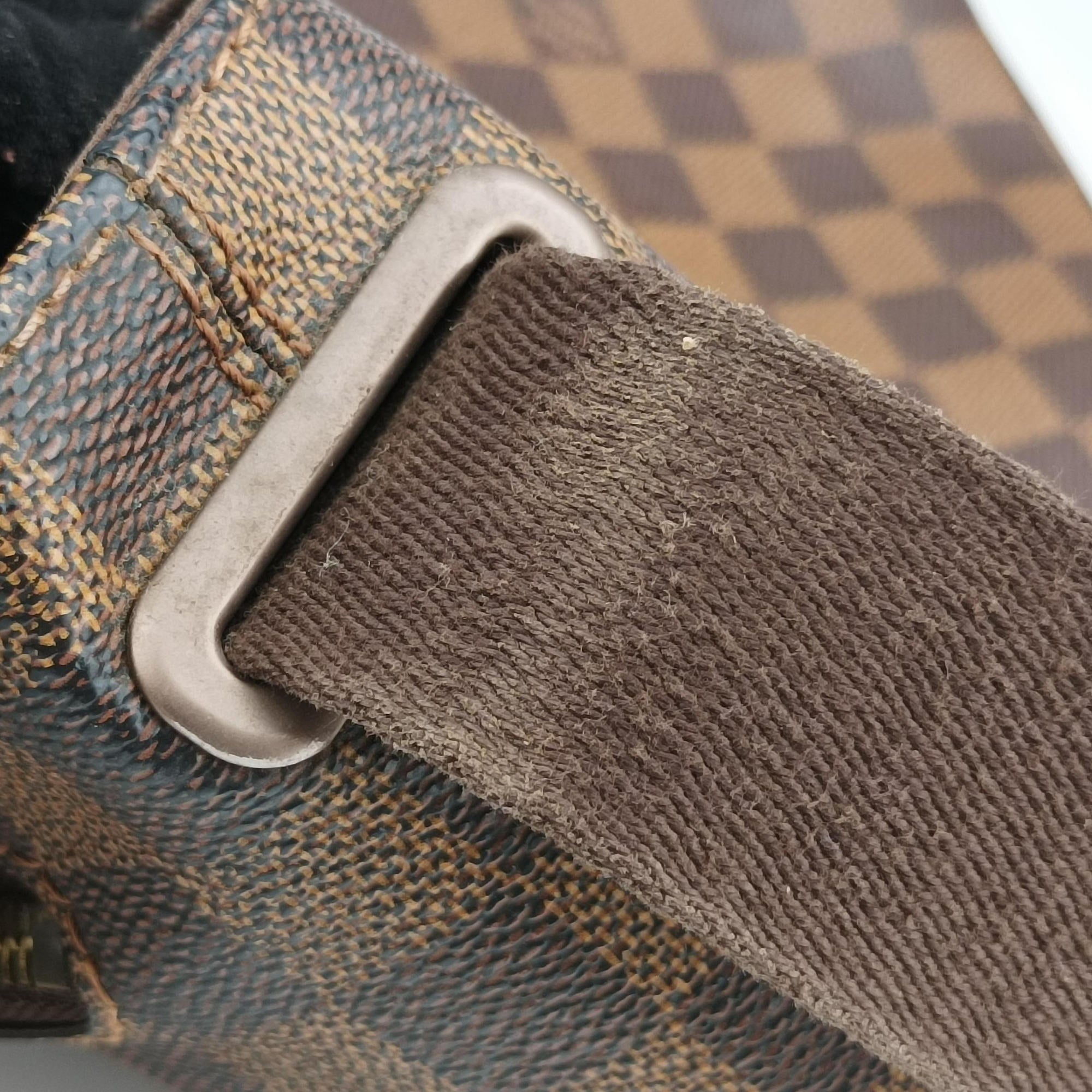 Pre-owned Louis Vuitton BROOKLYN MM EBENE Damier Canvas N51211 shoulderbag | stylenewstar