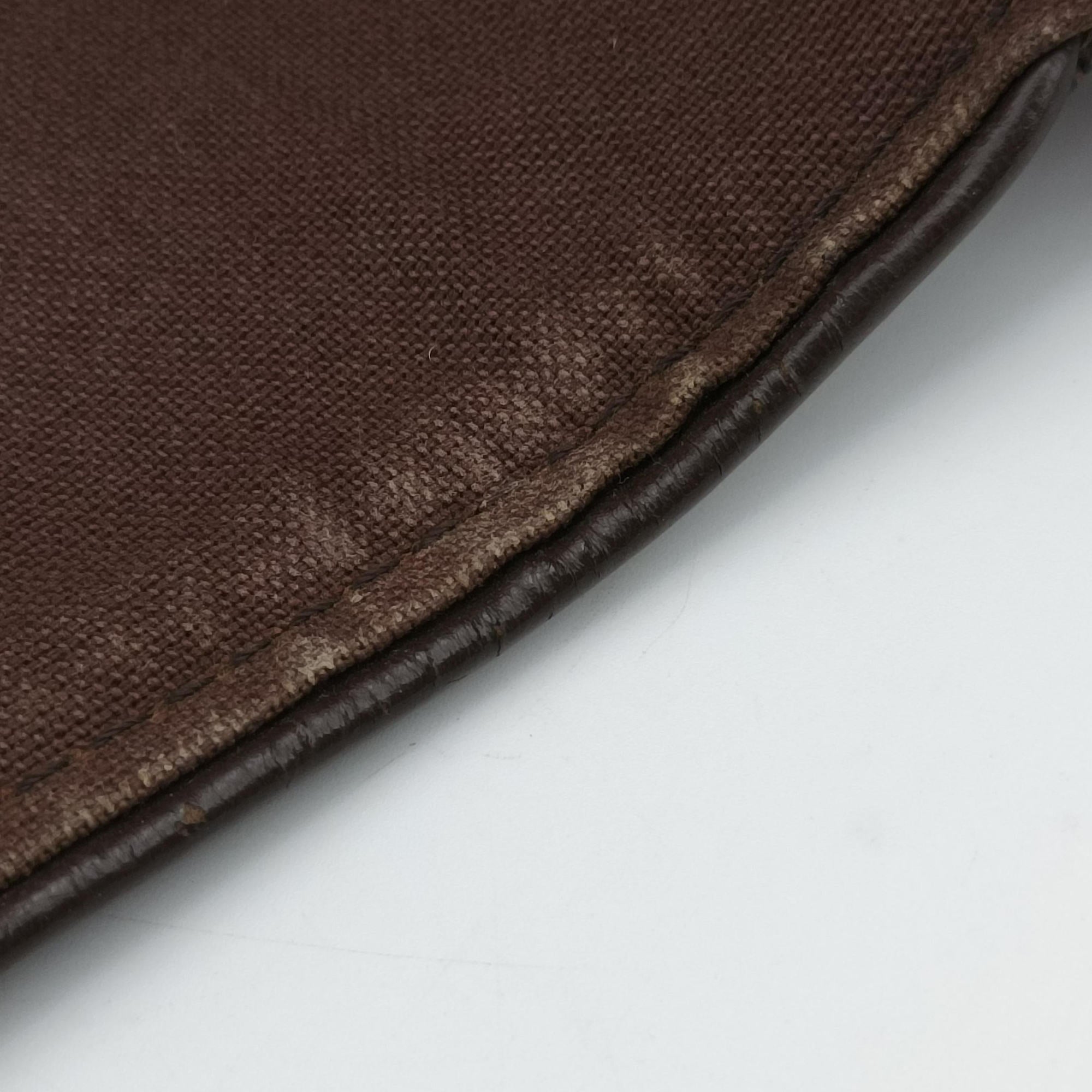 Pre-owned Louis Vuitton BROOKLYN MM EBENE Damier Canvas N51211 shoulderbag | stylenewstar