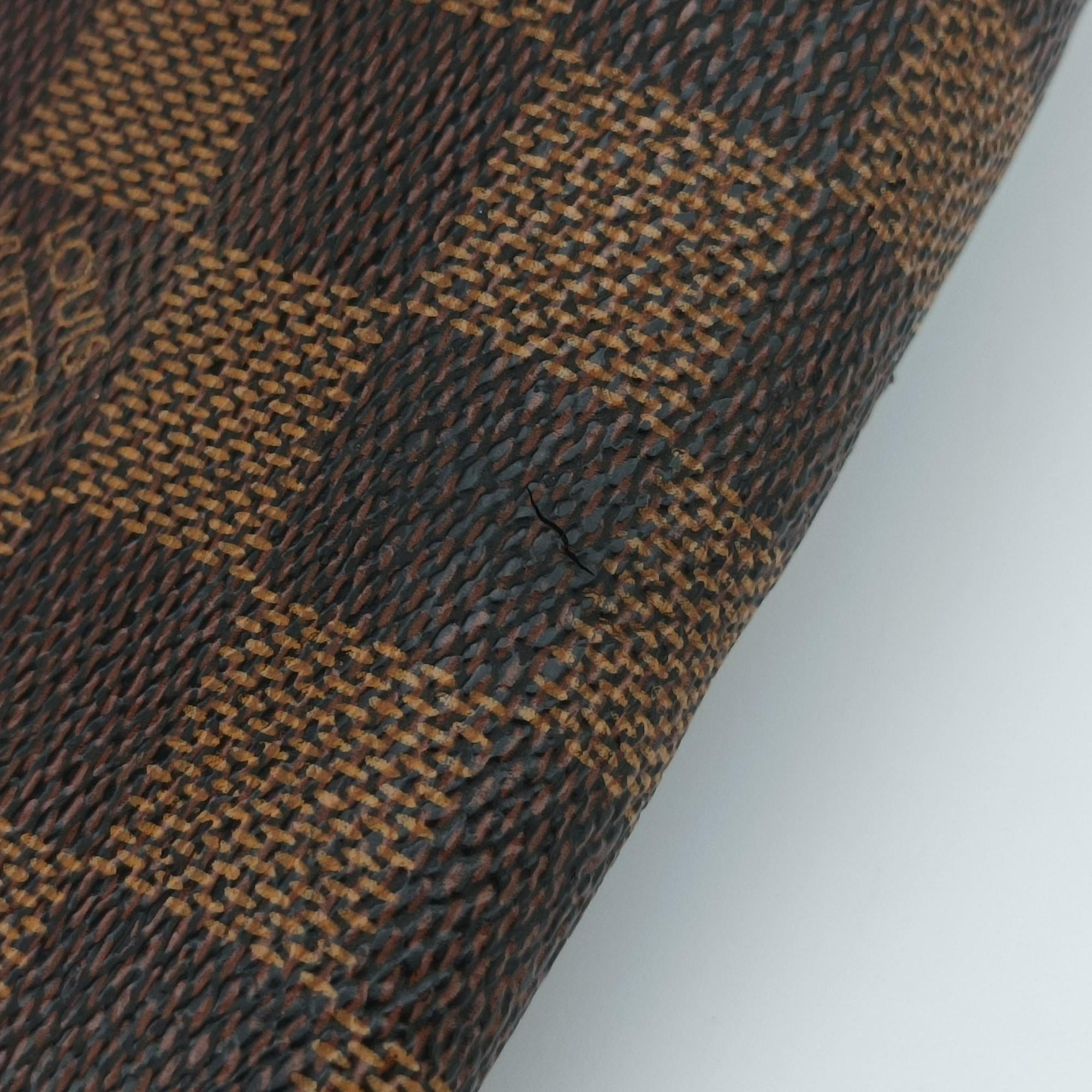 Pre-owned Louis Vuitton BROOKLYN MM EBENE Damier Canvas N51211 shoulderbag | stylenewstar