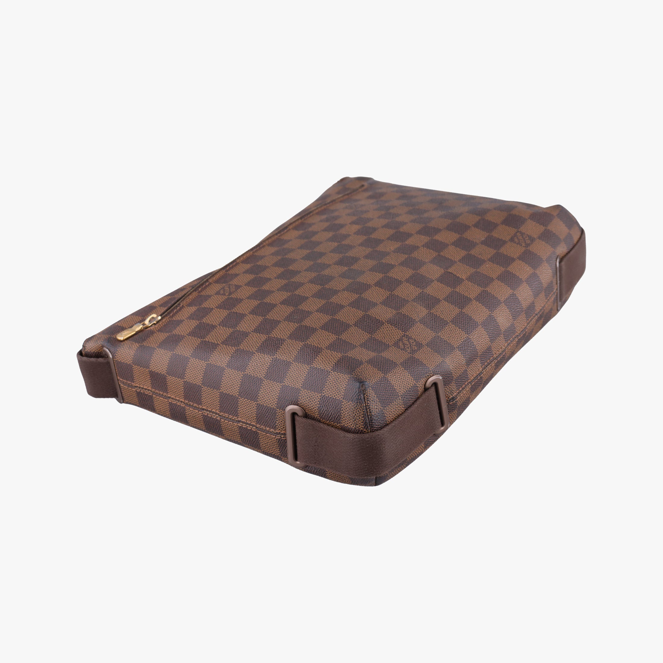Pre-owned Louis Vuitton BROOKLYN MM EBENE Damier Canvas N51211 shoulderbag | stylenewstar