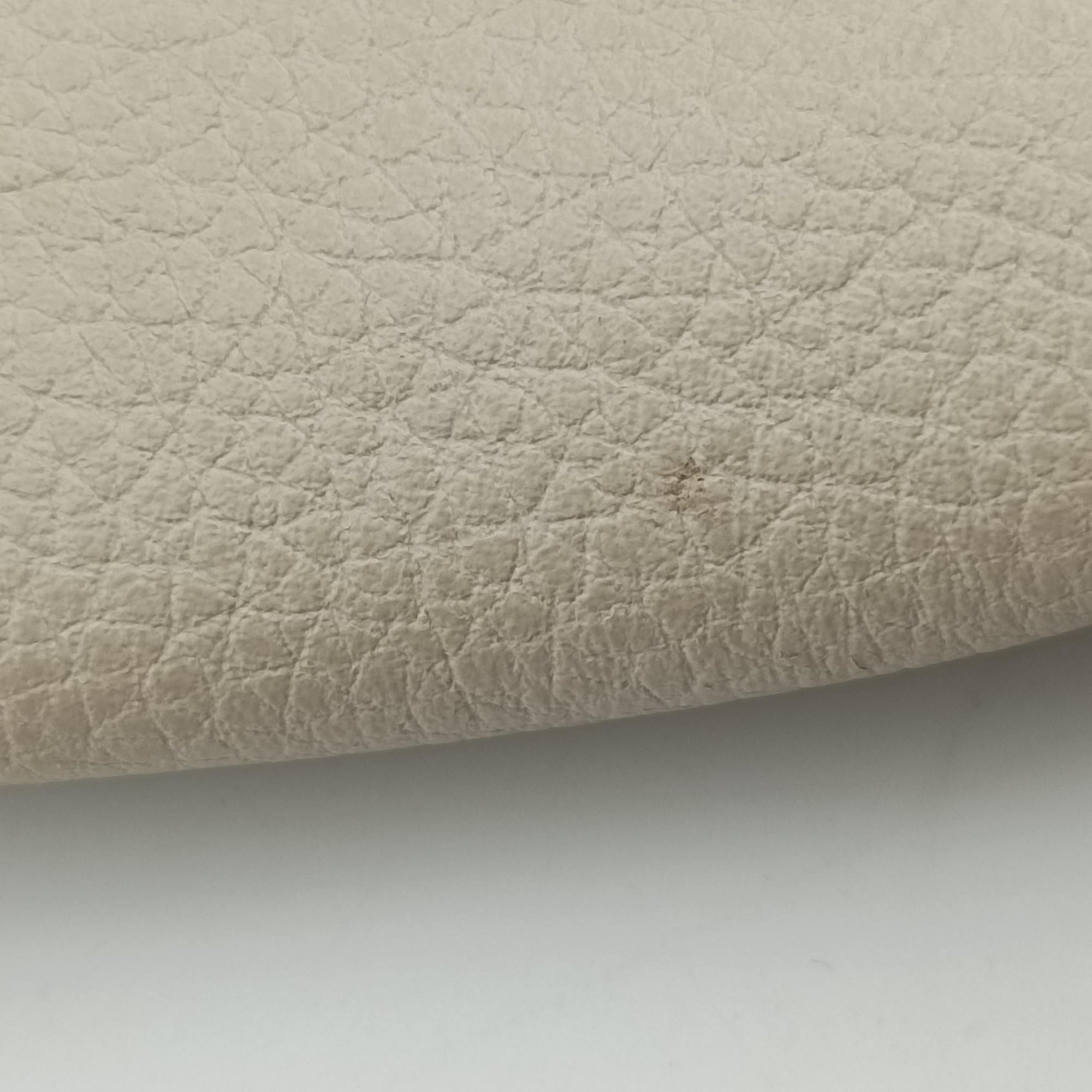 Pre-owned Gucci Gucci Print White Leather 527792 bum bag/waist bag | stylenewstar