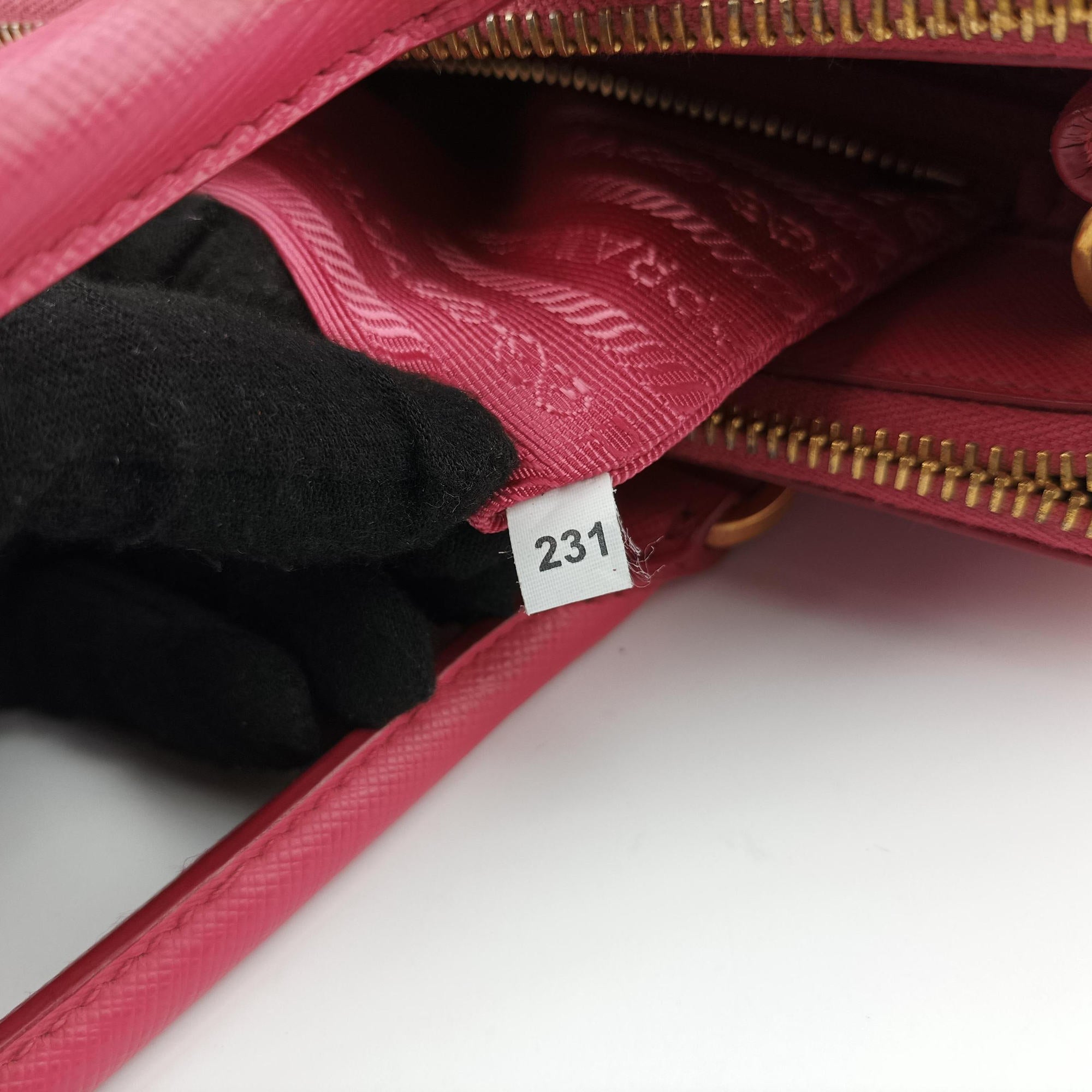 Pre-owned Prada Galleria Rose SAFFIANO Leather BN1786 shoulderbag | stylenewstar