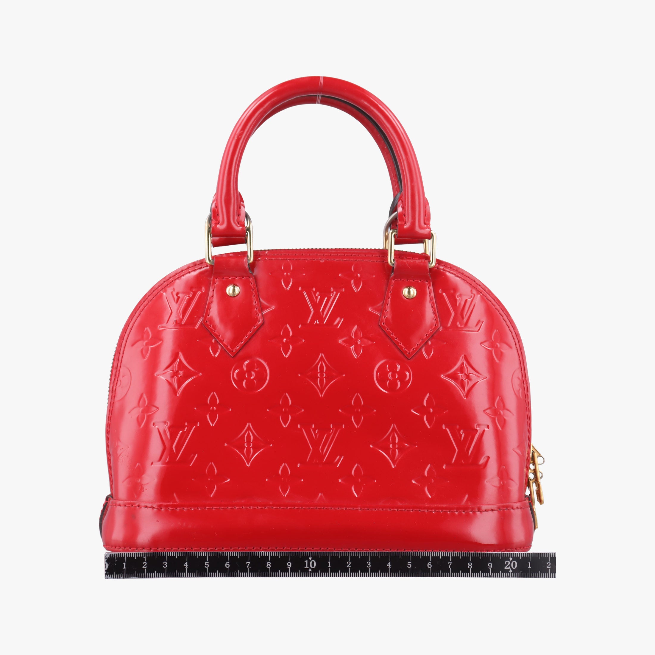Vintage Louis Vuitton Alma BB CERISE Vernis M90174 shoulderbag | stylenewstar