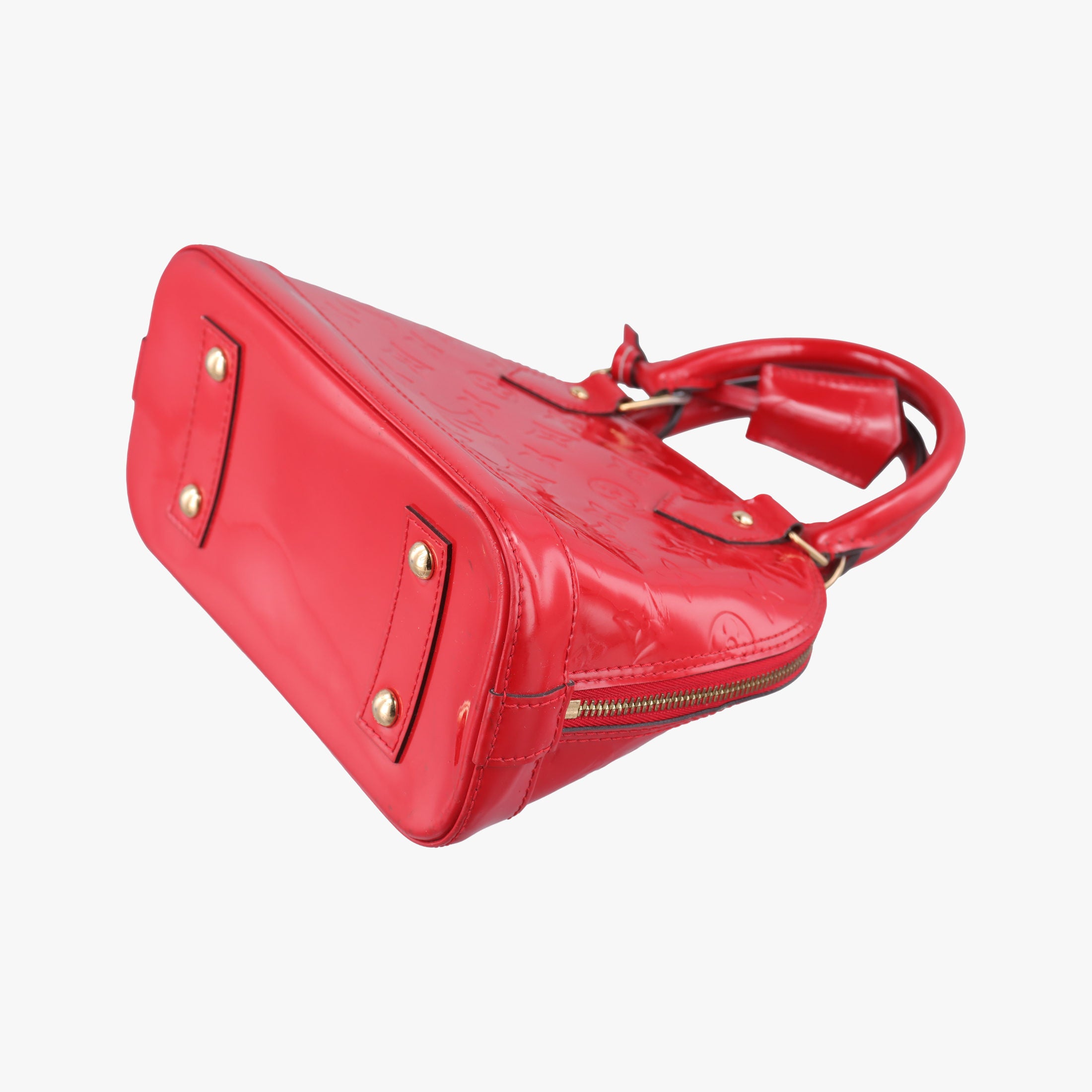 Vintage Louis Vuitton Alma BB CERISE Vernis M90174 shoulderbag | stylenewstar