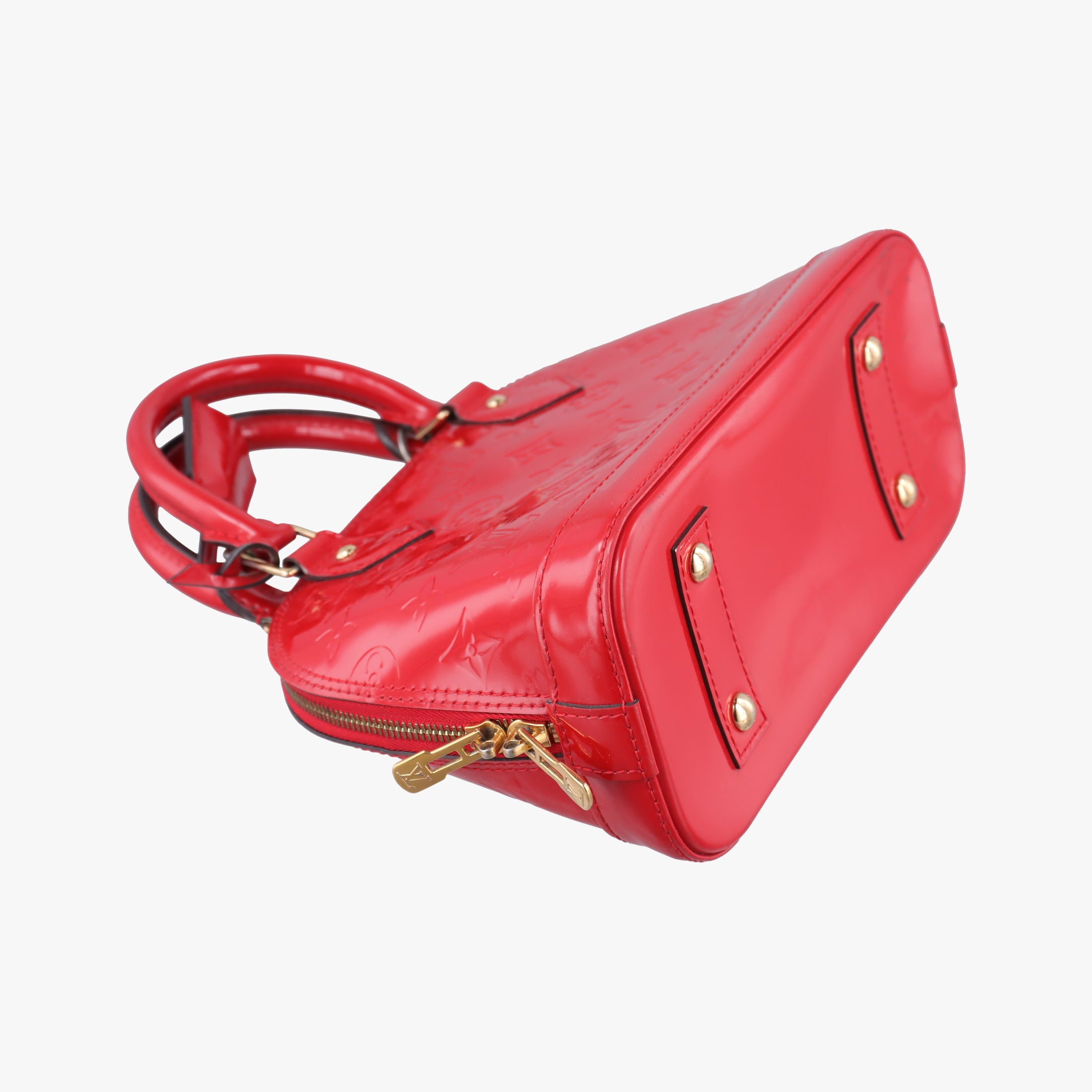 Vintage Louis Vuitton Alma BB CERISE Vernis M90174 shoulderbag | stylenewstar