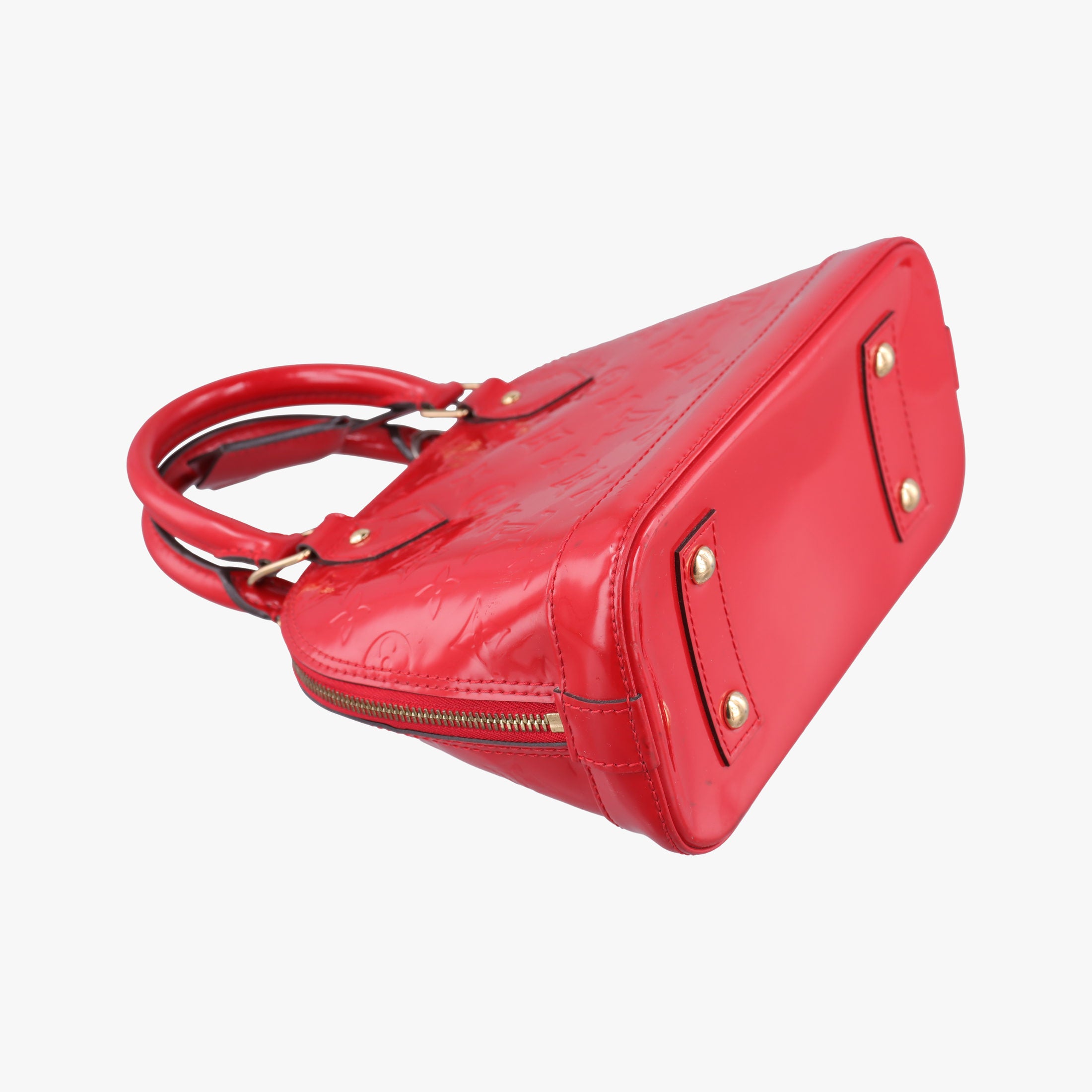 Vintage Louis Vuitton Alma BB CERISE Vernis M90174 shoulderbag | stylenewstar