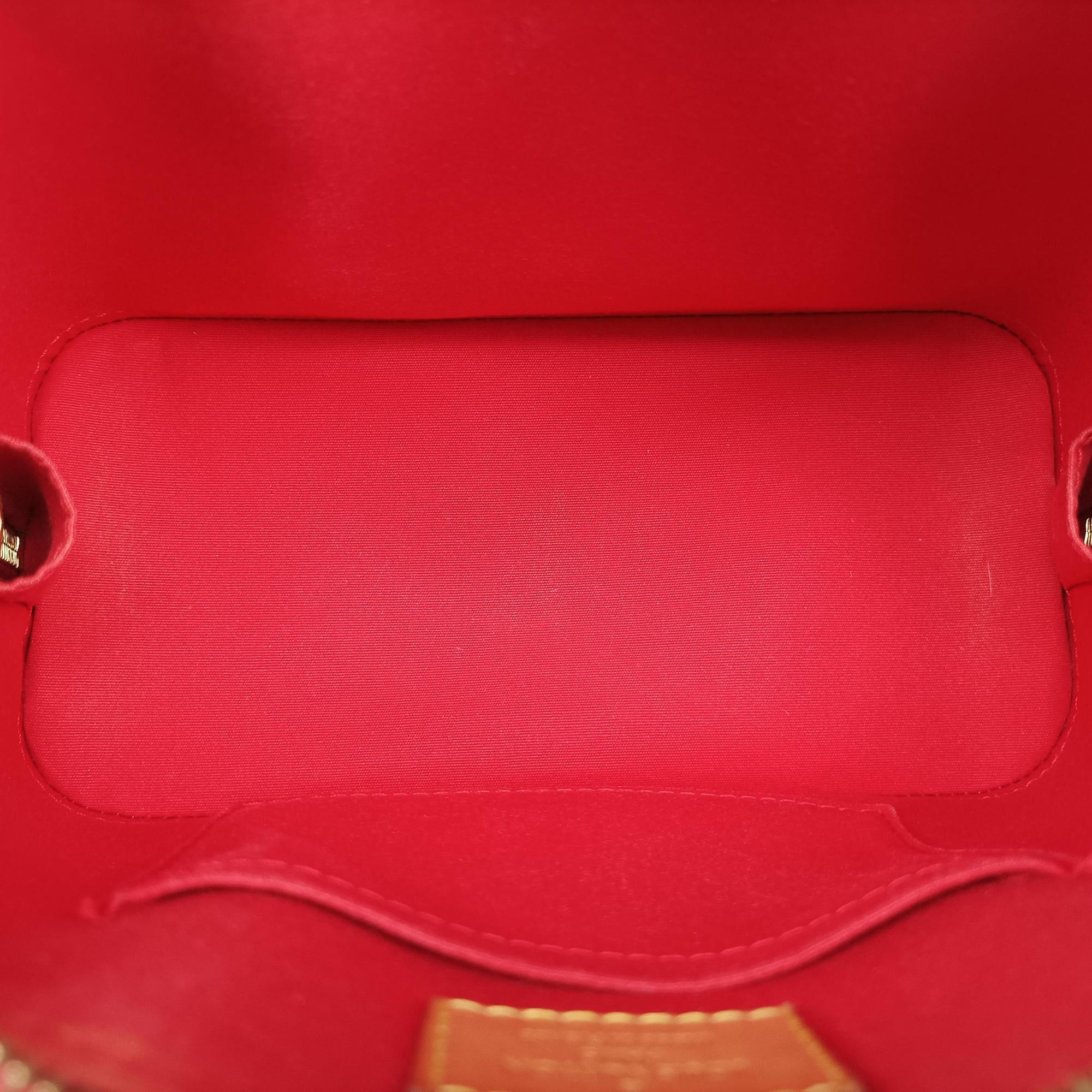 Vintage Louis Vuitton Alma BB CERISE Vernis M90174 shoulderbag | stylenewstar