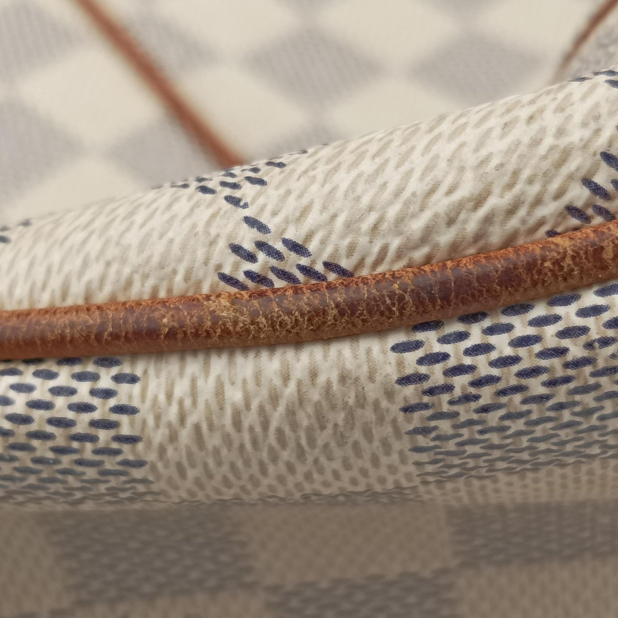 Pre-owned Louis Vuitton GALLIERA PM Azur Damier Canvas N55215 shoulderbag | stylenewstar