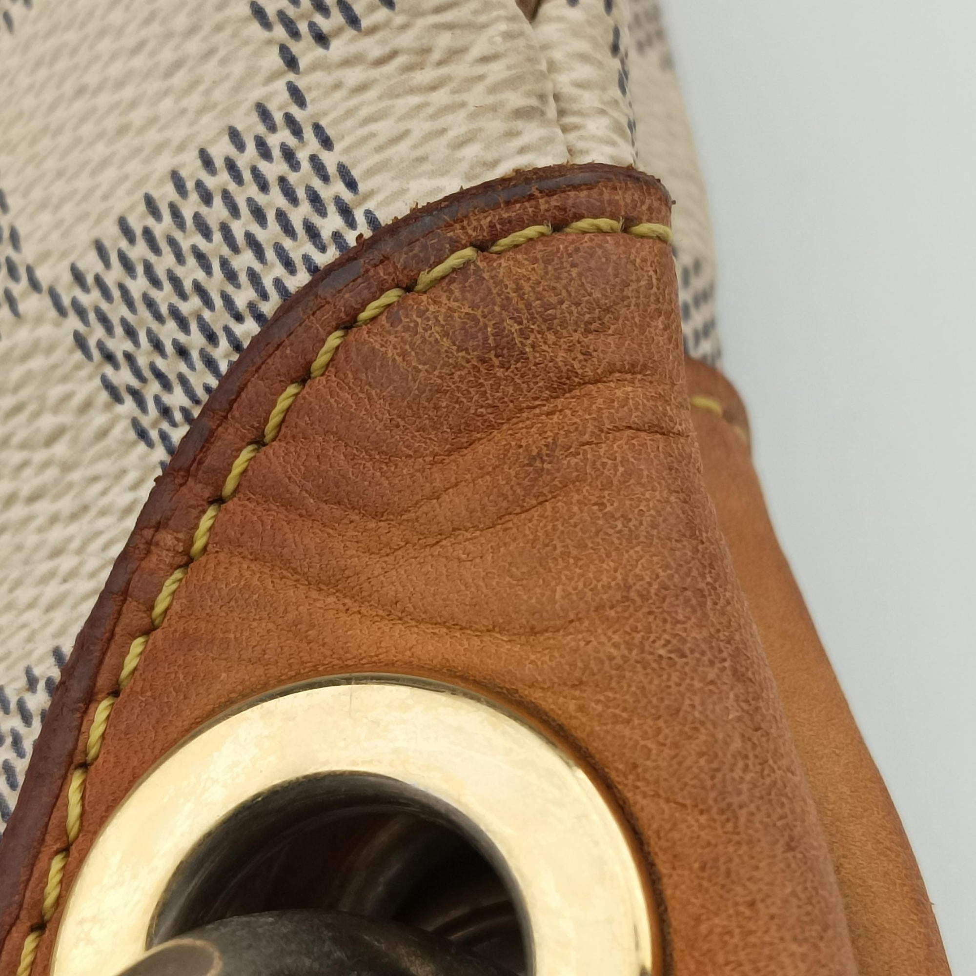 Pre-owned Louis Vuitton GALLIERA PM Azur Damier Canvas N55215 shoulderbag | stylenewstar