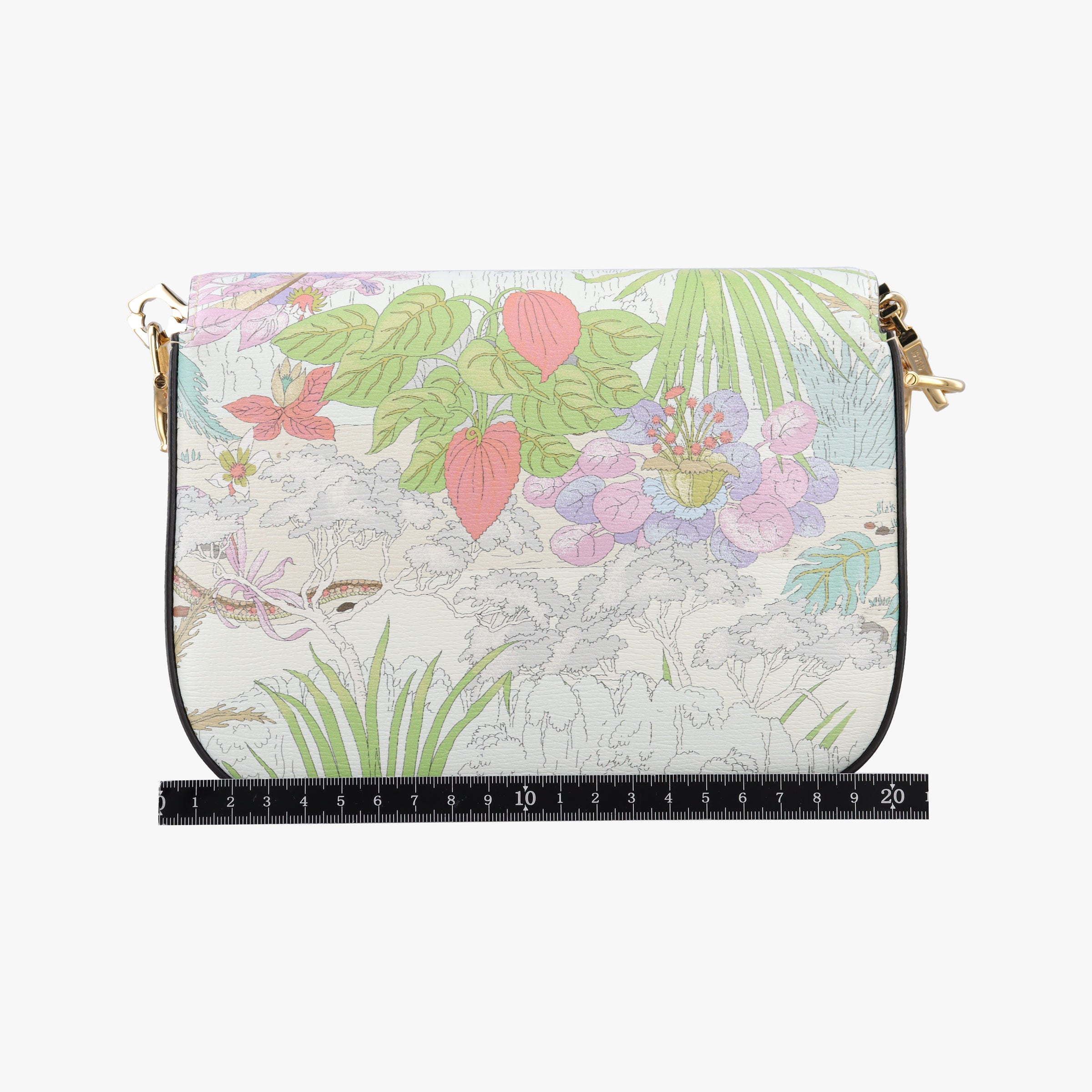 Pre-owned Gucci Horsebit 1955 WhitexMulticolour Leather 677266 shoulderbag | stylenewstar