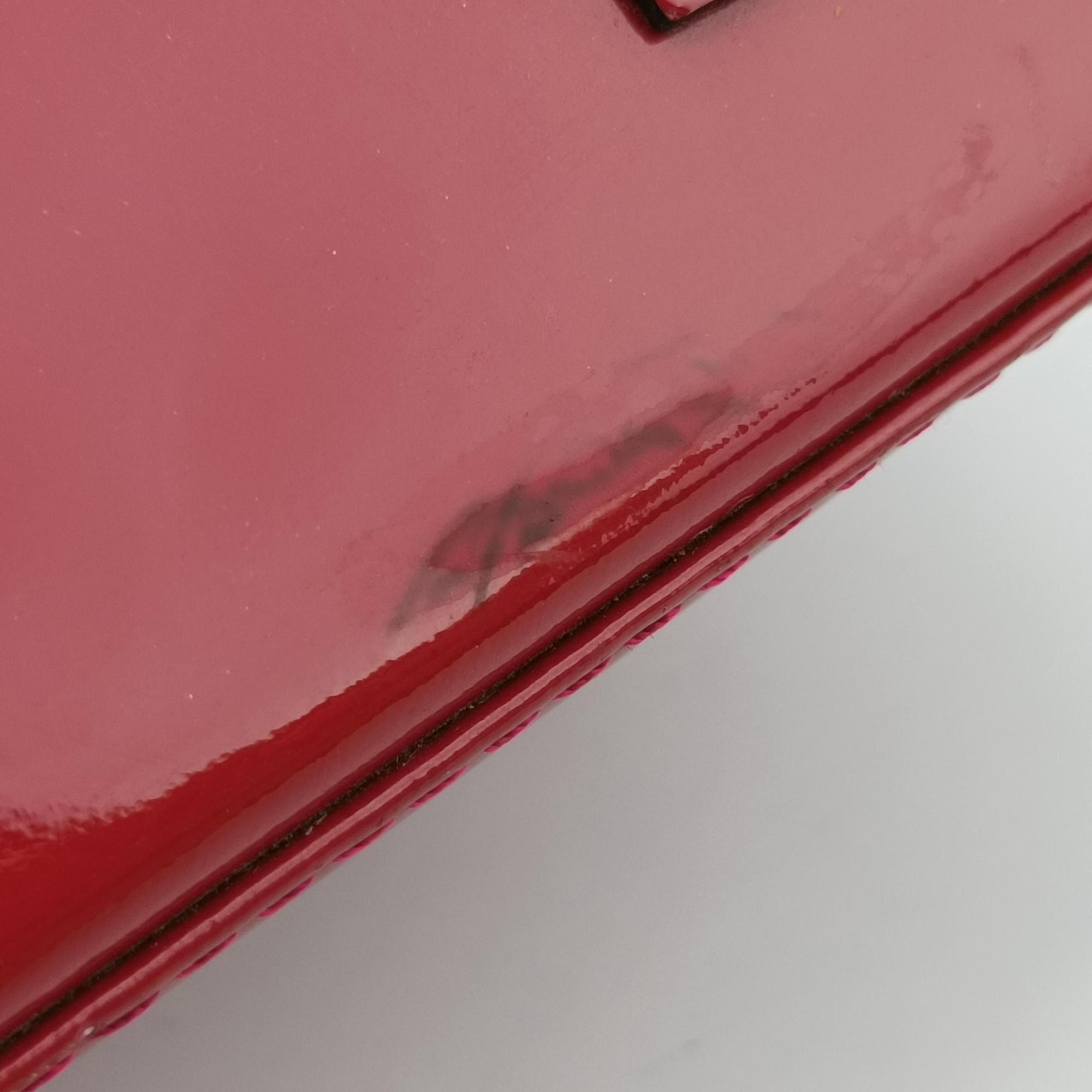 Pre-owned Louis Vuitton Alma BB pomme d'amour Vernis M91606 shoulderbag | stylenewstar