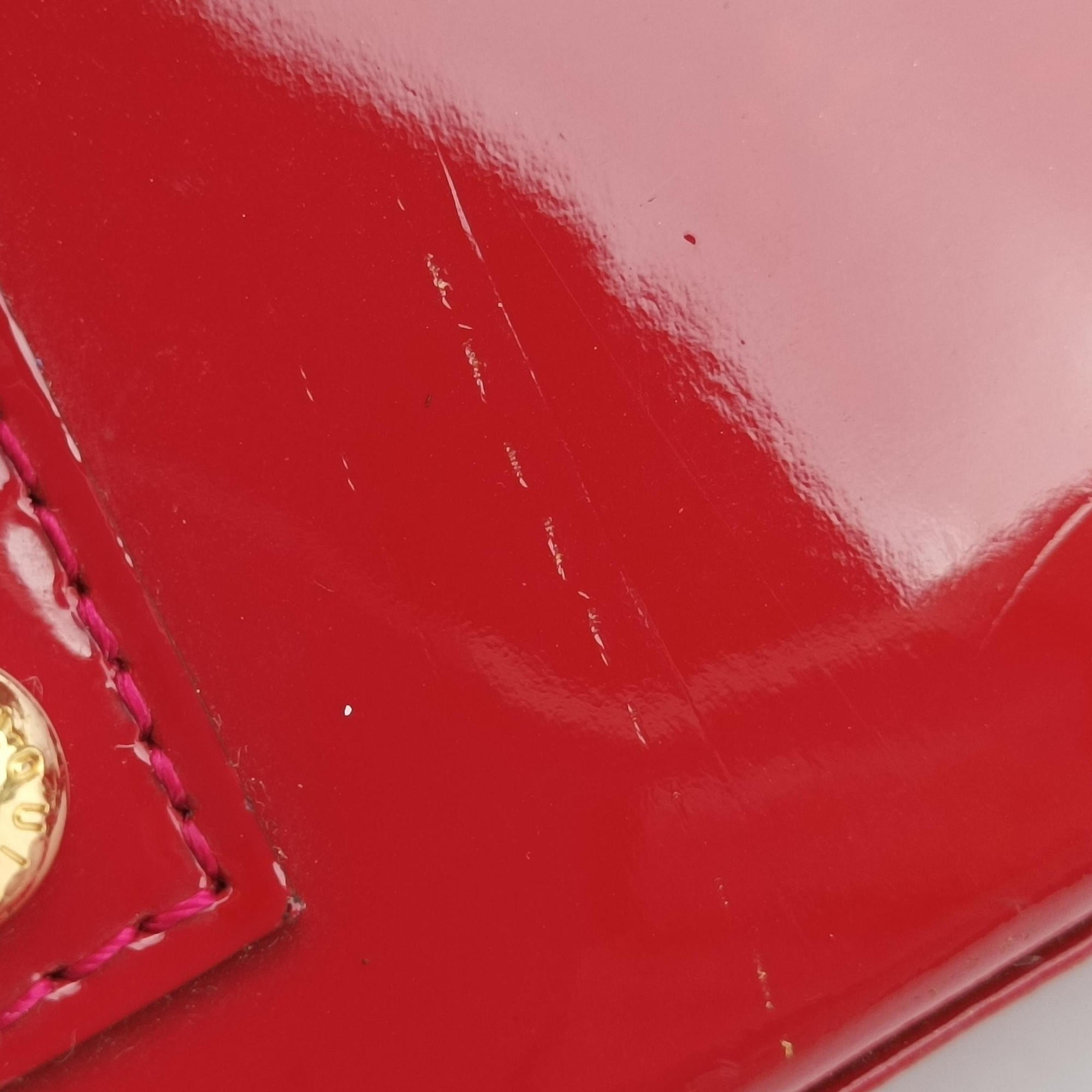 Pre-owned Louis Vuitton Alma BB pomme d'amour Vernis M91606 shoulderbag | stylenewstar