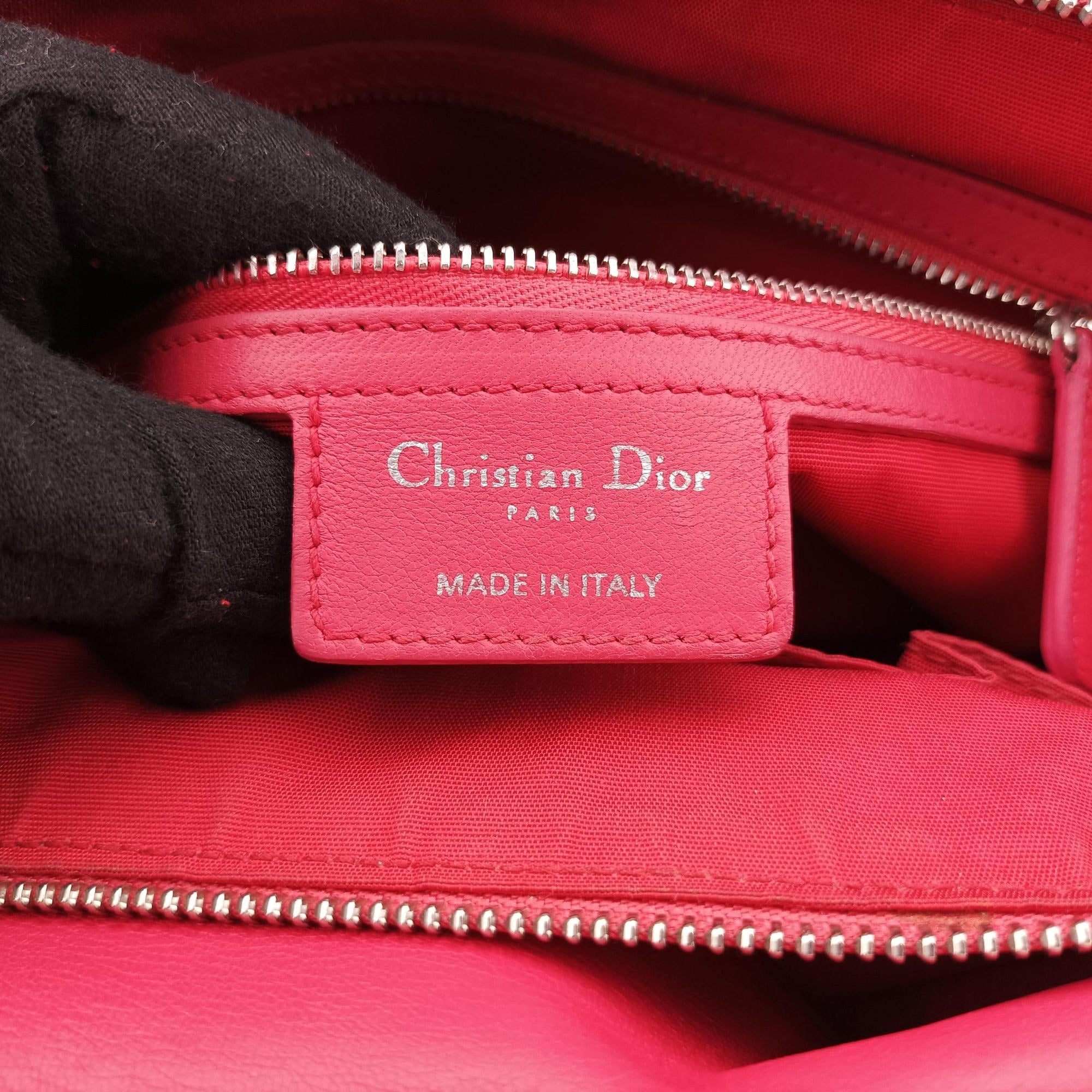 Secondhand Christian Dior Granville Pink lambskin  shoulderbag | stylenewstar