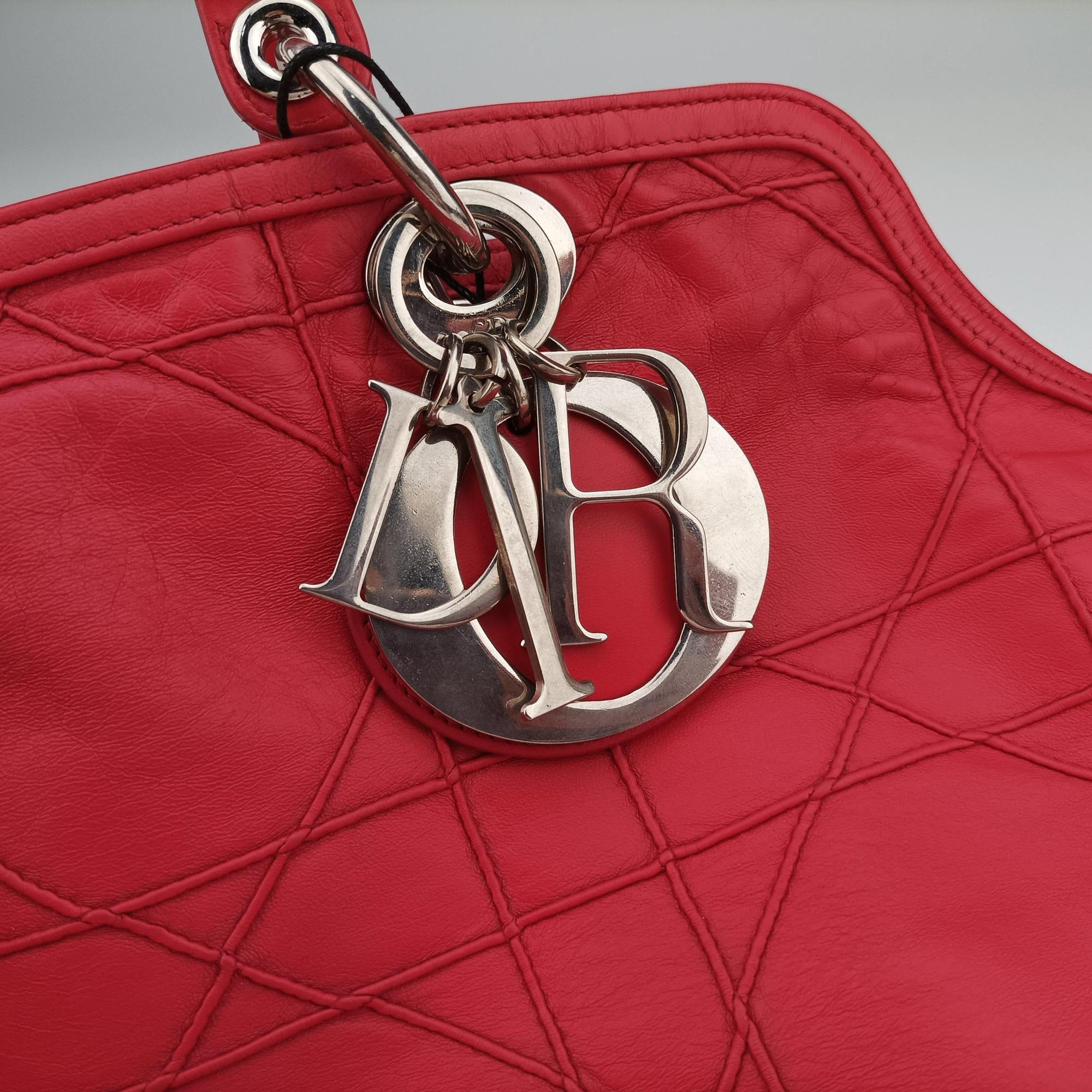 Secondhand Christian Dior Granville Pink lambskin  shoulderbag | stylenewstar