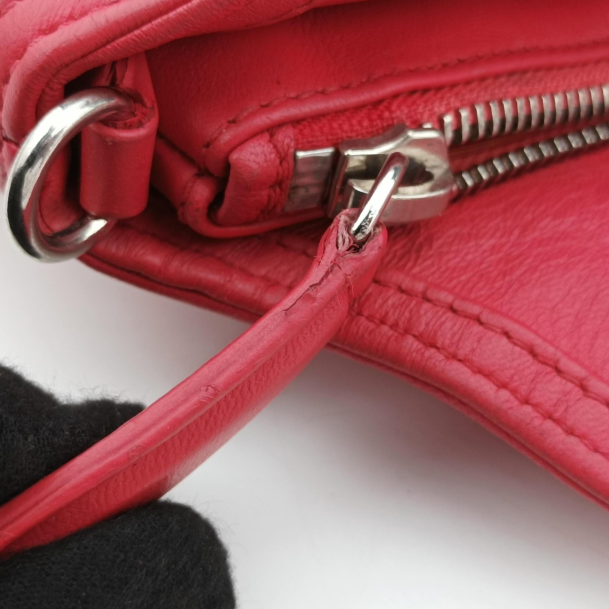 Secondhand Christian Dior Granville Pink lambskin  shoulderbag | stylenewstar