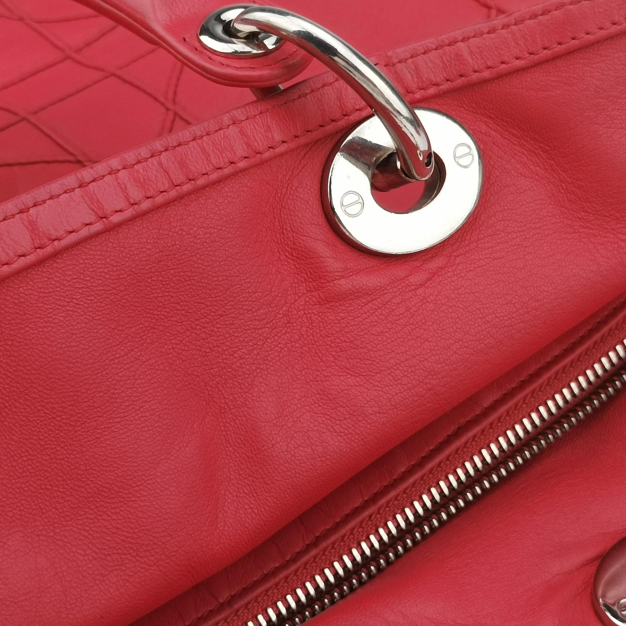 Secondhand Christian Dior Granville Pink lambskin  shoulderbag | stylenewstar
