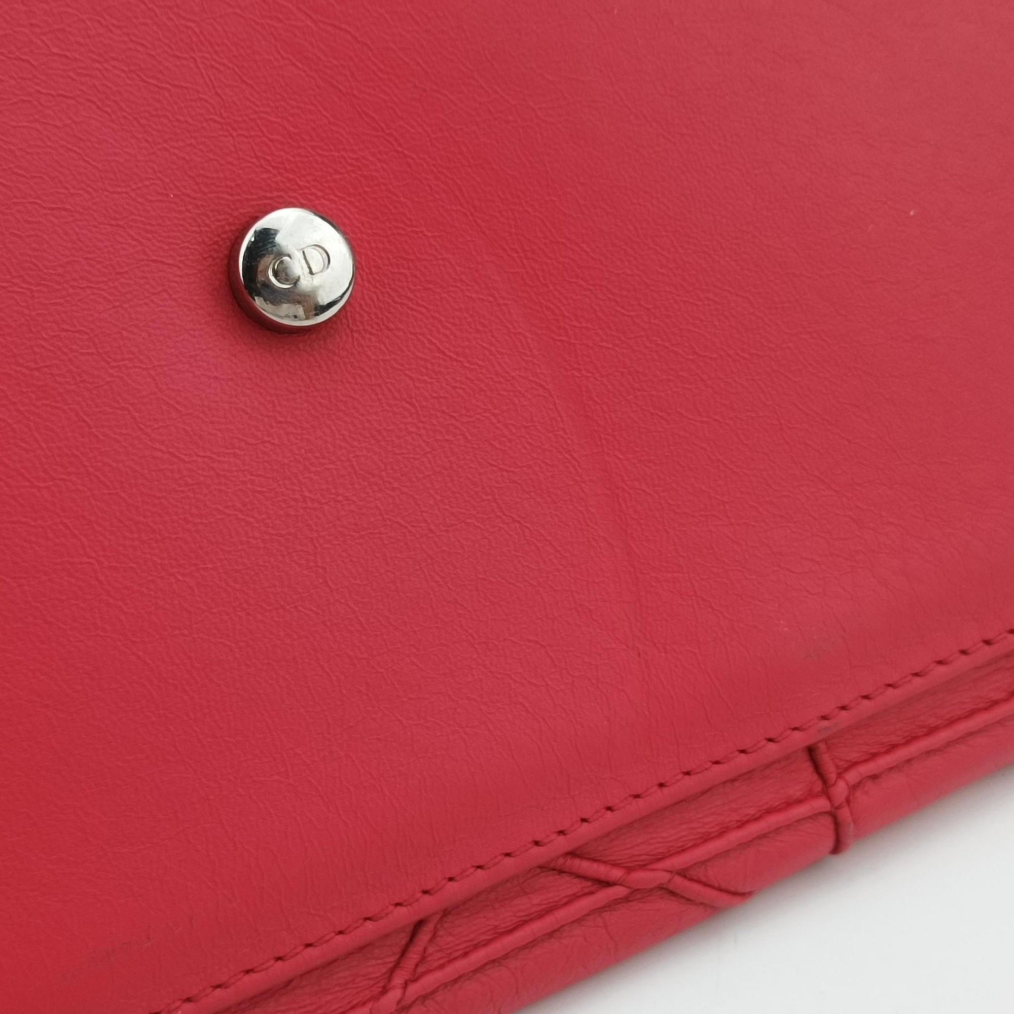Secondhand Christian Dior Granville Pink lambskin  shoulderbag | stylenewstar