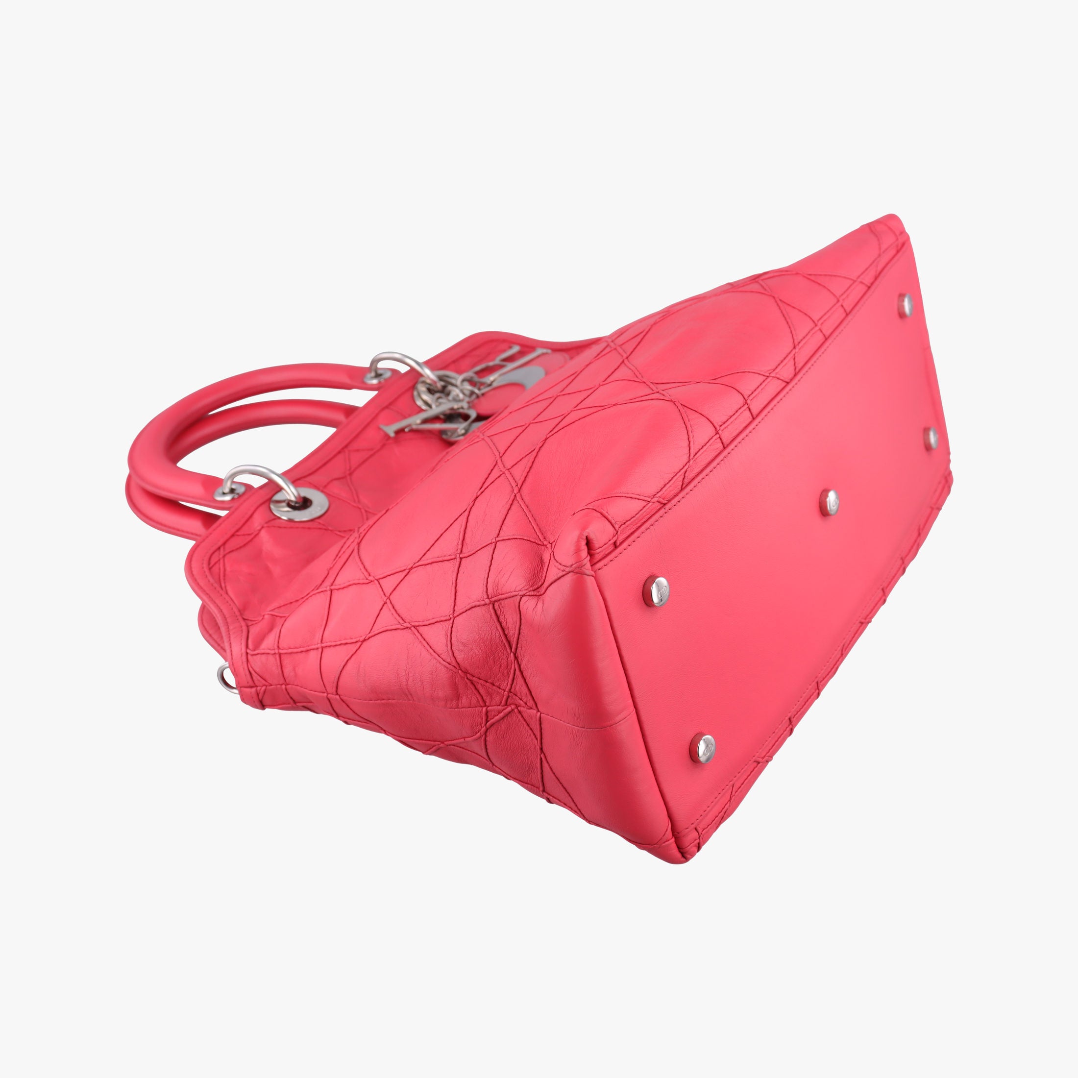 Secondhand Christian Dior Granville Pink lambskin  shoulderbag | stylenewstar