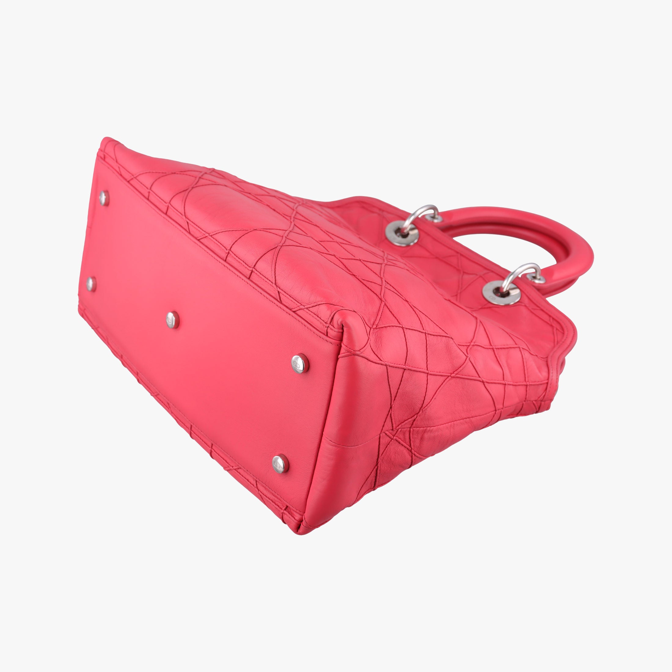 Secondhand Christian Dior Granville Pink lambskin  shoulderbag | stylenewstar