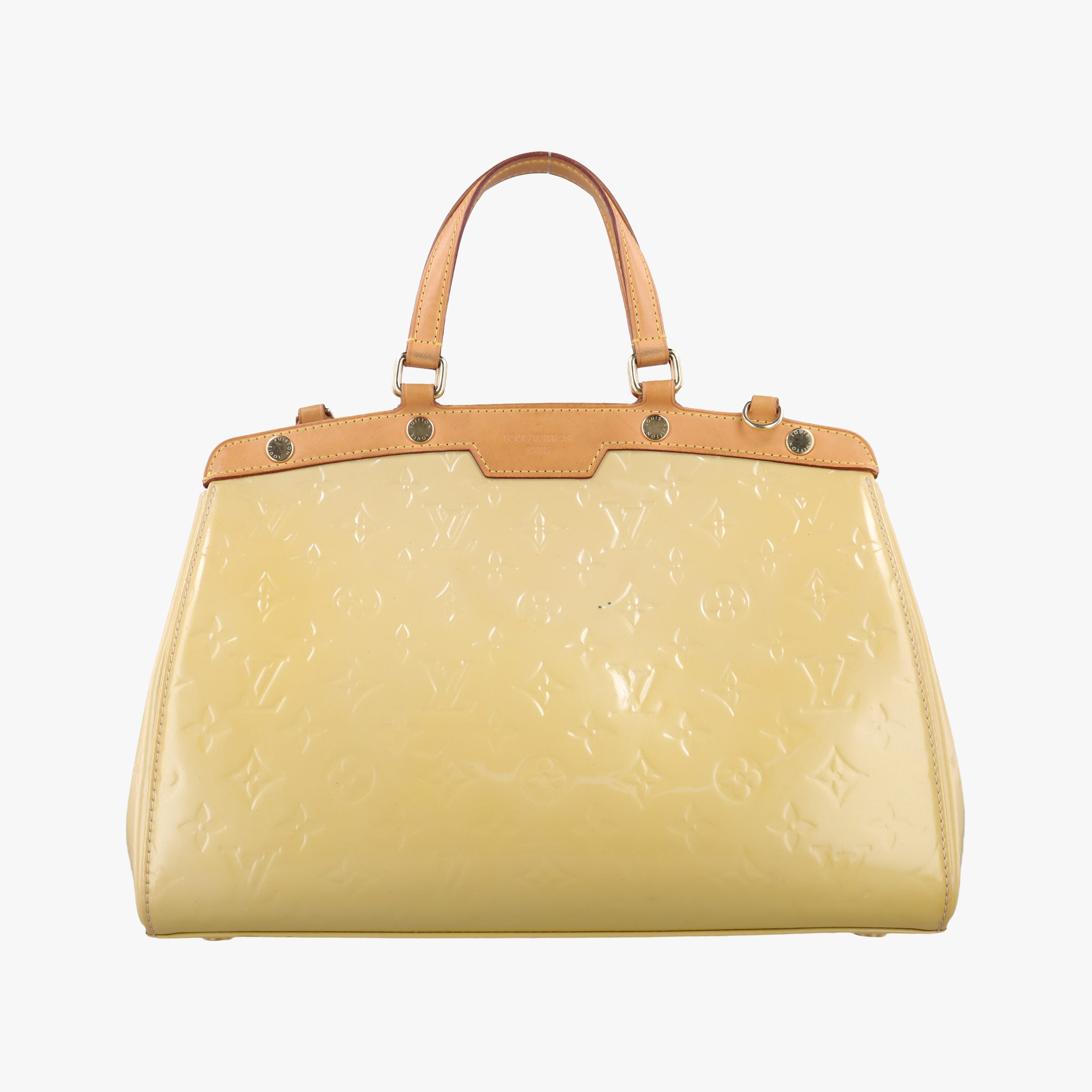 Pre-owned Louis Vuitton Brea MM Dunne Vernis M90180 handbag | stylenewstar