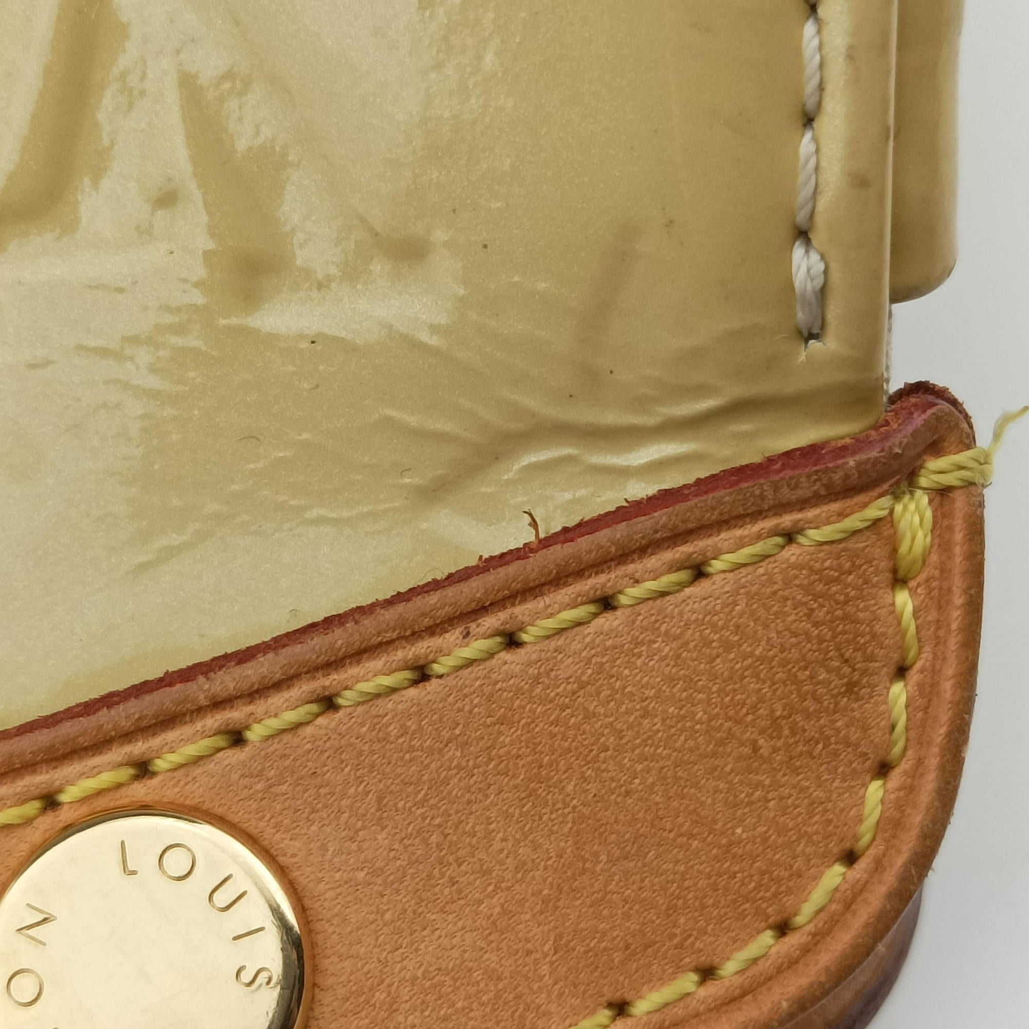 Pre-owned Louis Vuitton Brea MM Dunne Vernis M90180 handbag | stylenewstar